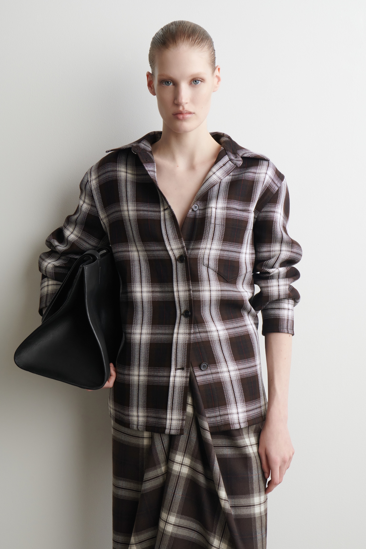OVERSHIRT A QUADRI - BORDEAUX / QUADRI