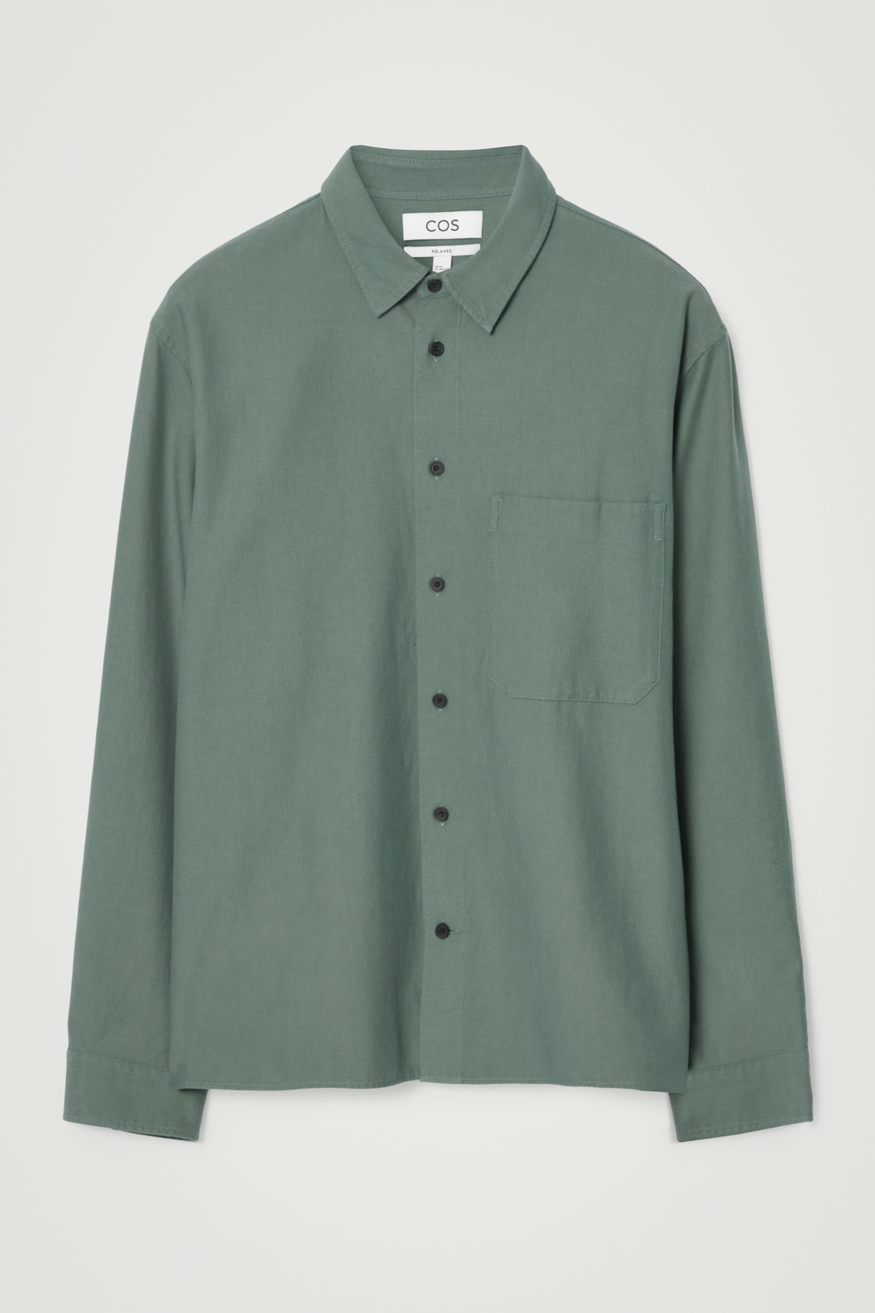 lockeres-hemd-aus-twill-salbeigr-n-herren-h-m-ch