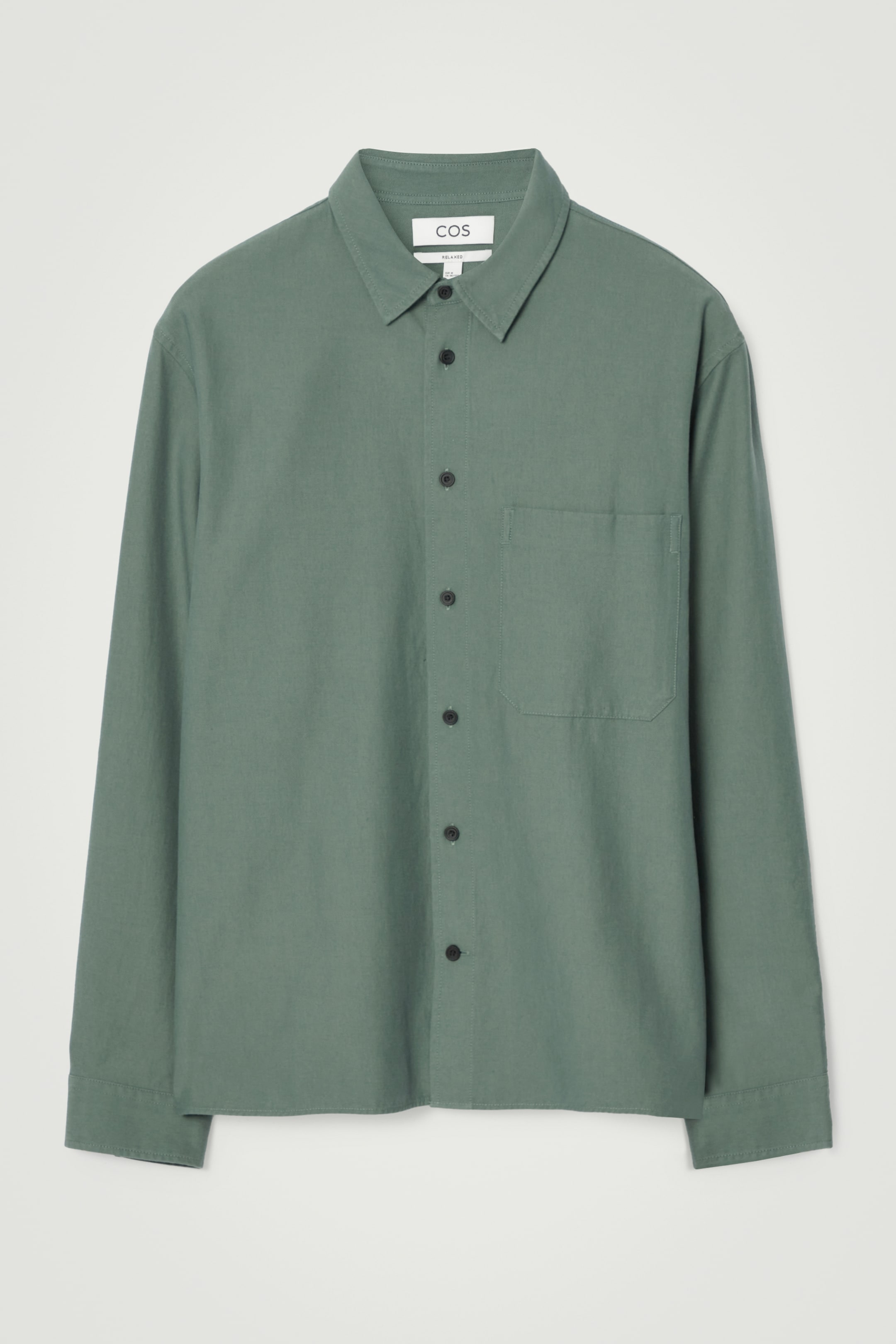 Visualizza immagine più grande: CAMICIA IN TWILL DALLA VESTIBILITÀ RILASSATA - VERDE SALVIA - UOMO | H&M IT 1
