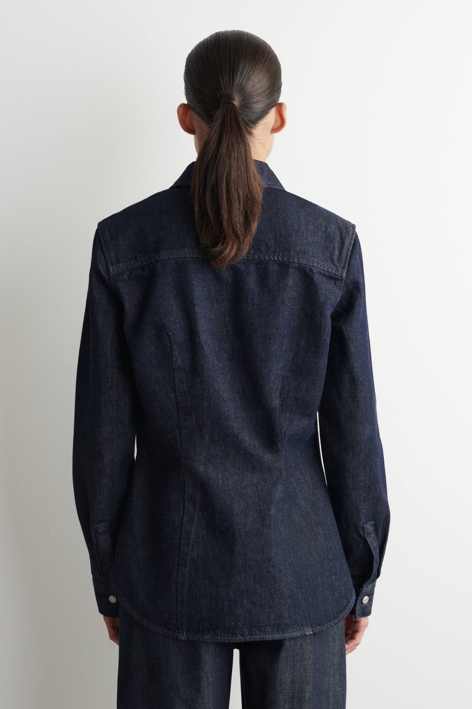 CAMICIA IN DENIM - INDACO - 6