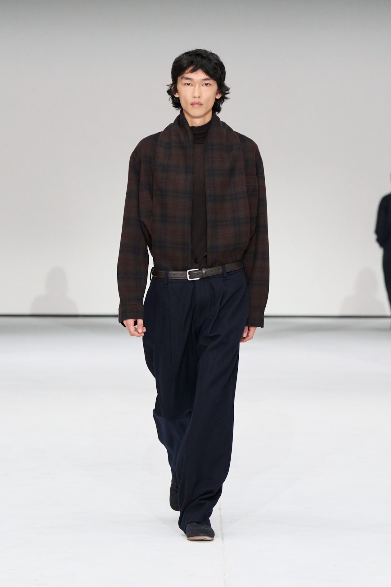 SPLIT WOOL OVERSHIRT