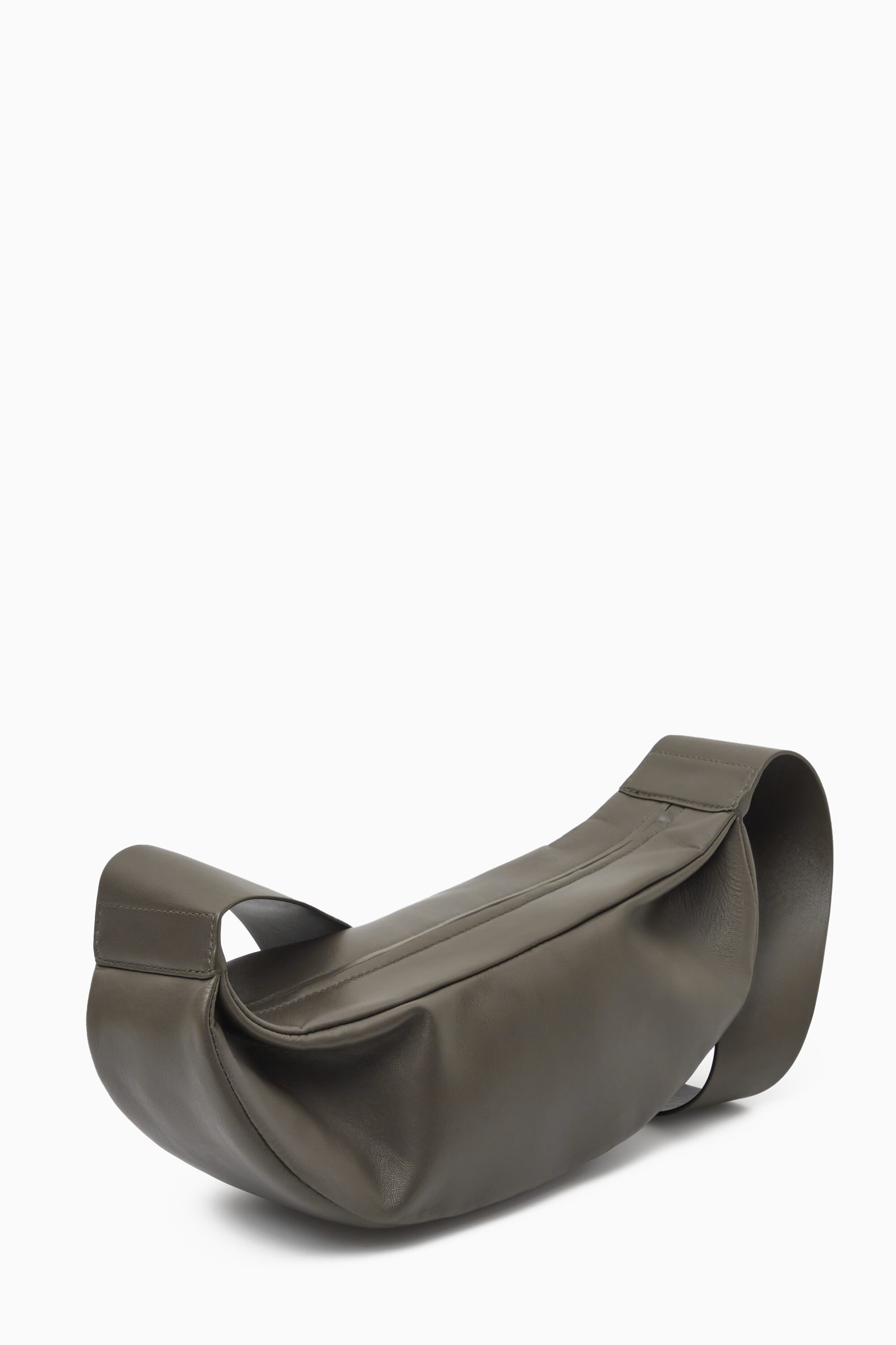 SWING CROSSBODY BAG - LEATHER - KHAKI | COS