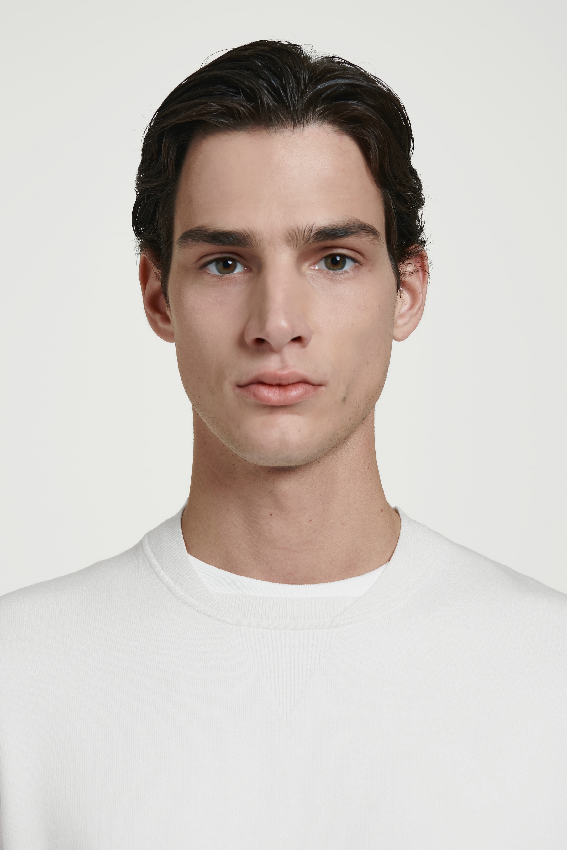Ingrandisci l'immagine: DOUBLE-FACED BOMBER-NECK KNITTED JUMPER - OFF-WHITE - UOMO | H&M CH 5
