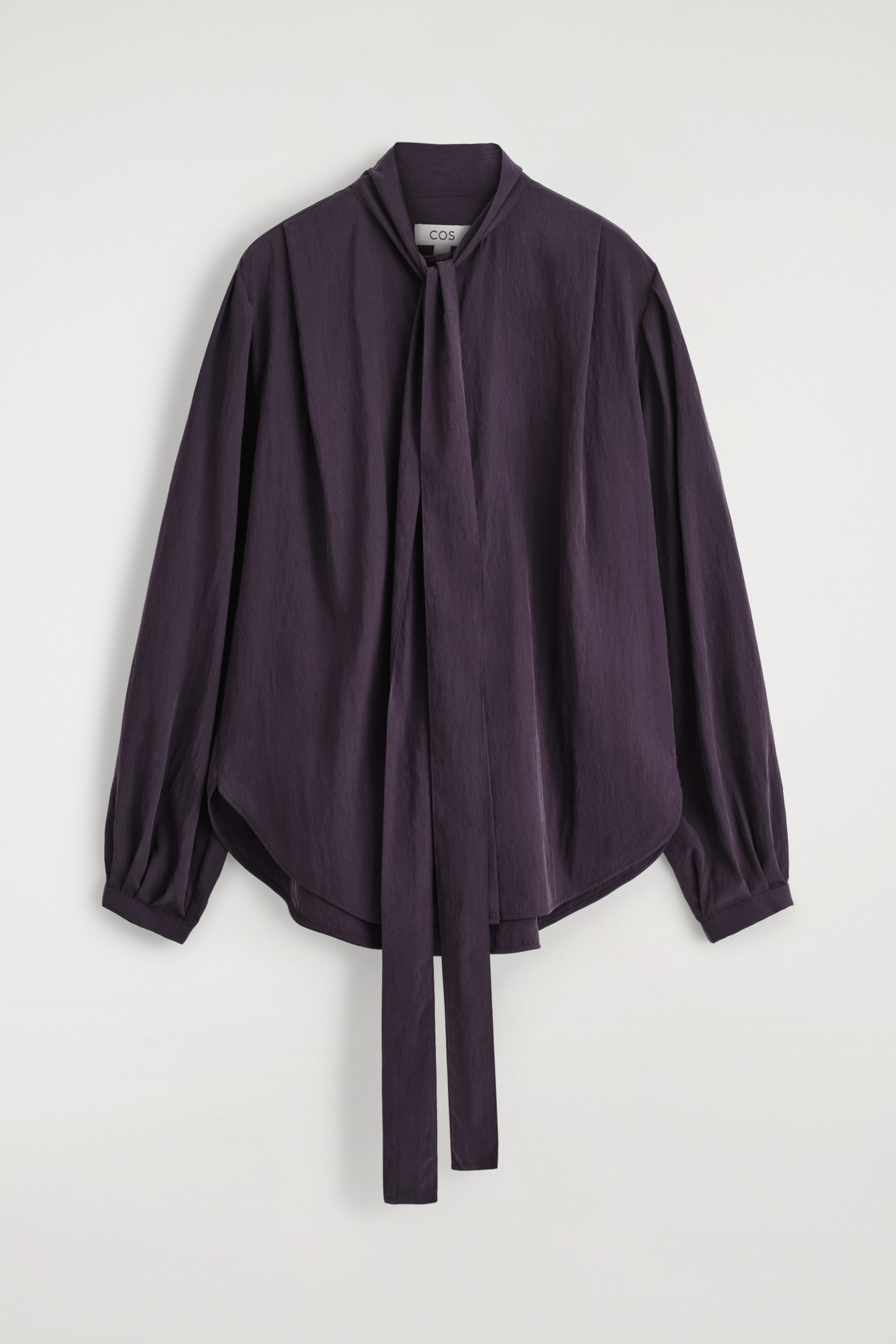 BLOUSE FLUIDE À ENCOLURE FOULARD