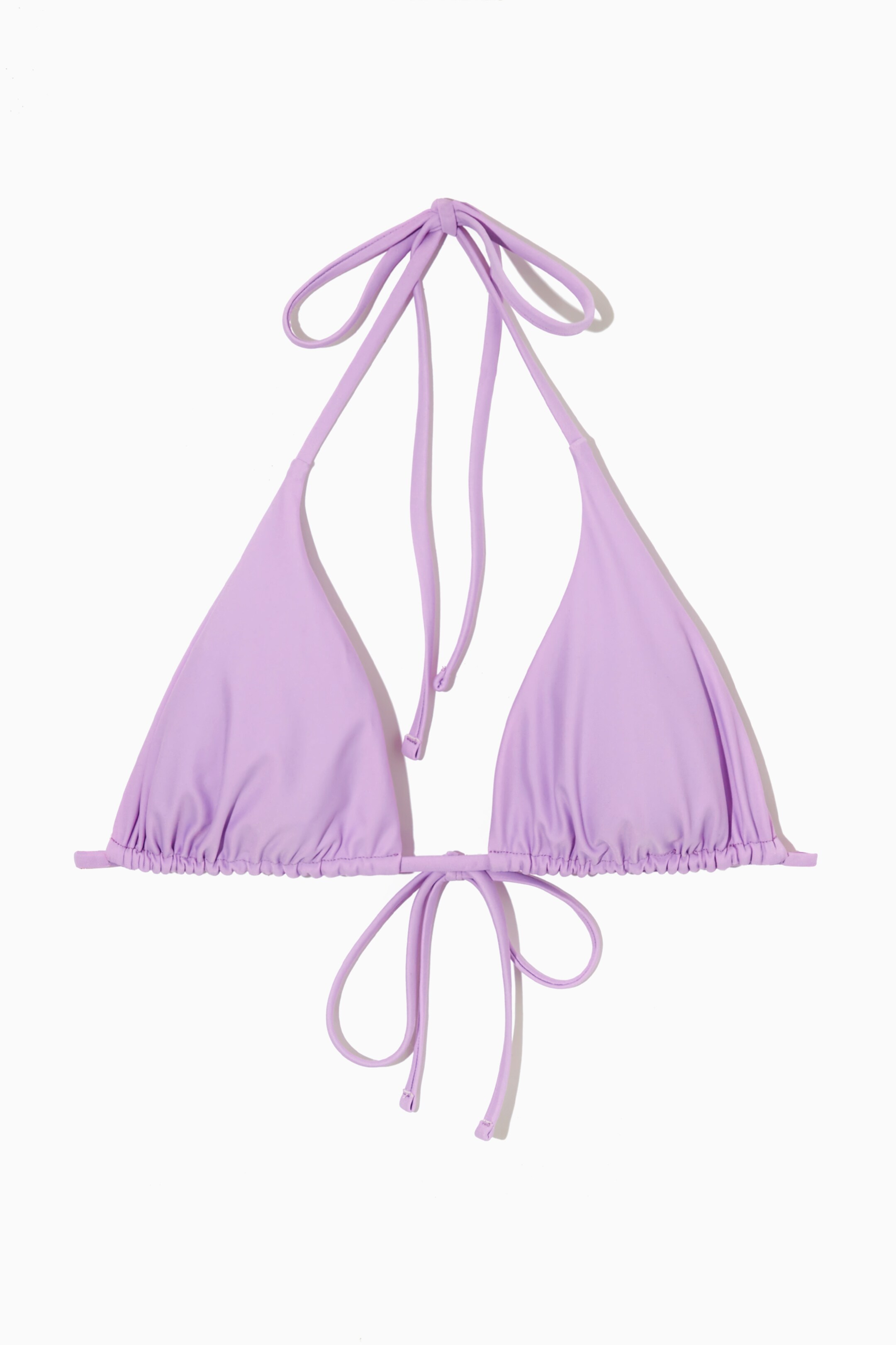Grotere afbeelding bekijken: TRIANGLE BIKINI TOP - LILAC - DAMES | H&M NL 1