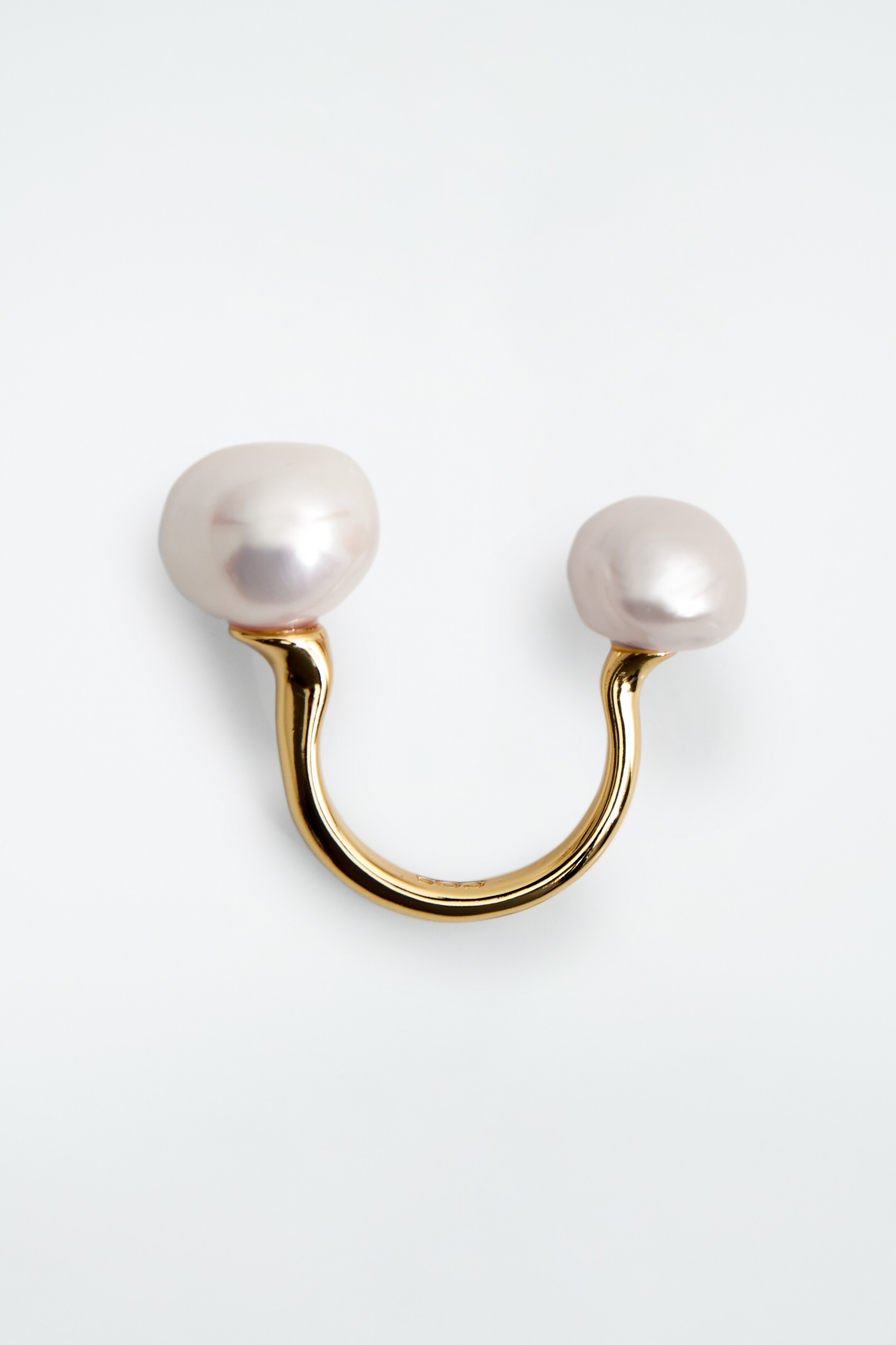 Ingrandisci l'immagine: FLOATING FRESHWATER PEARL RING - GOLD - DONNA | H&M CH 2