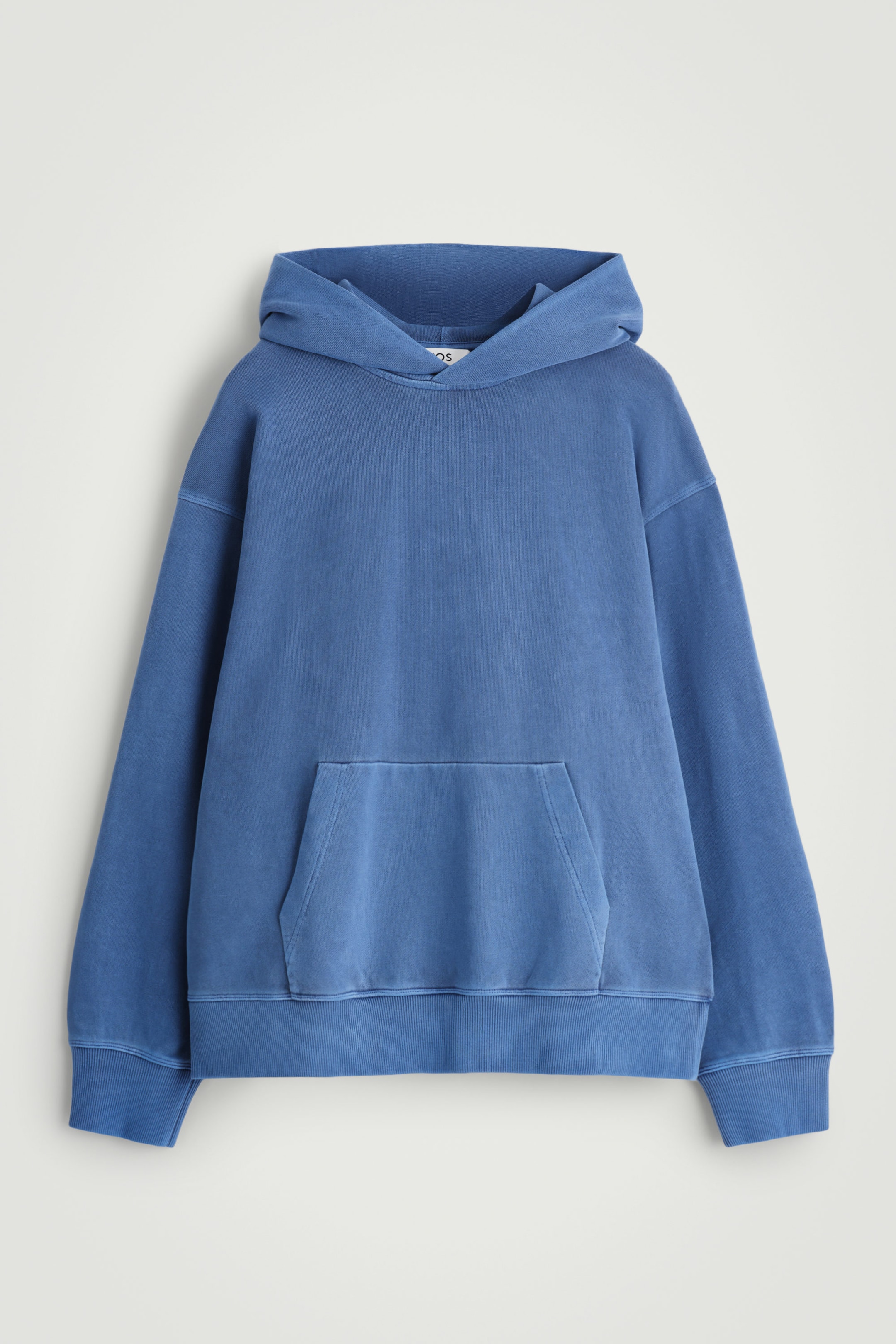 WASHED COTTON-JERSEY HOODIE