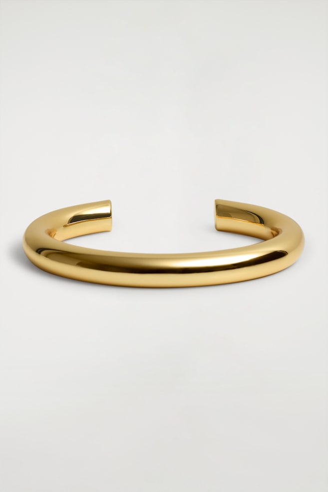 OVAL BANGLE — GOLD