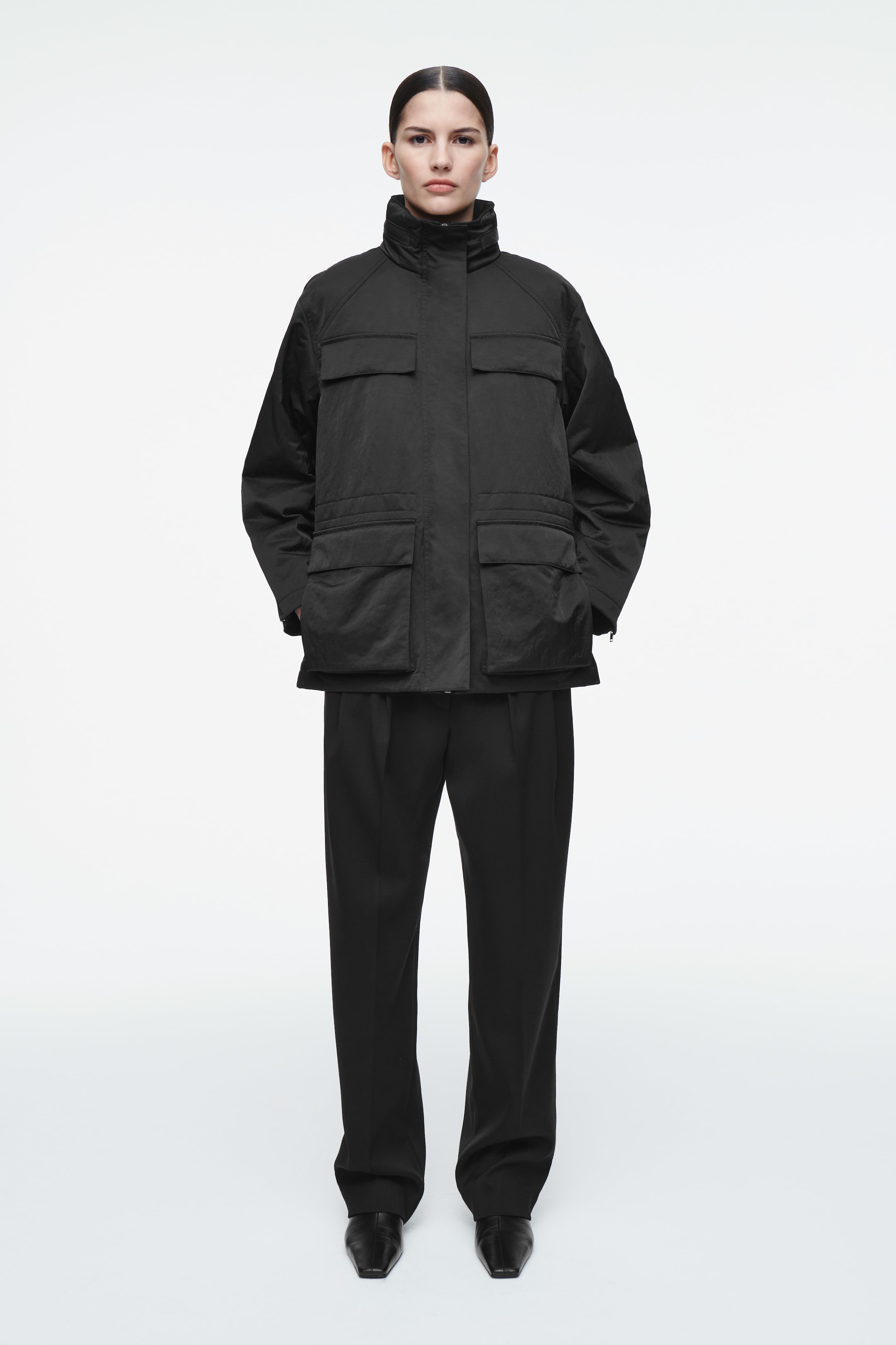 Visualizza immagine più grande: GIACCA UTILITY AVVITATA - NERO - DONNA | H&M IT 3