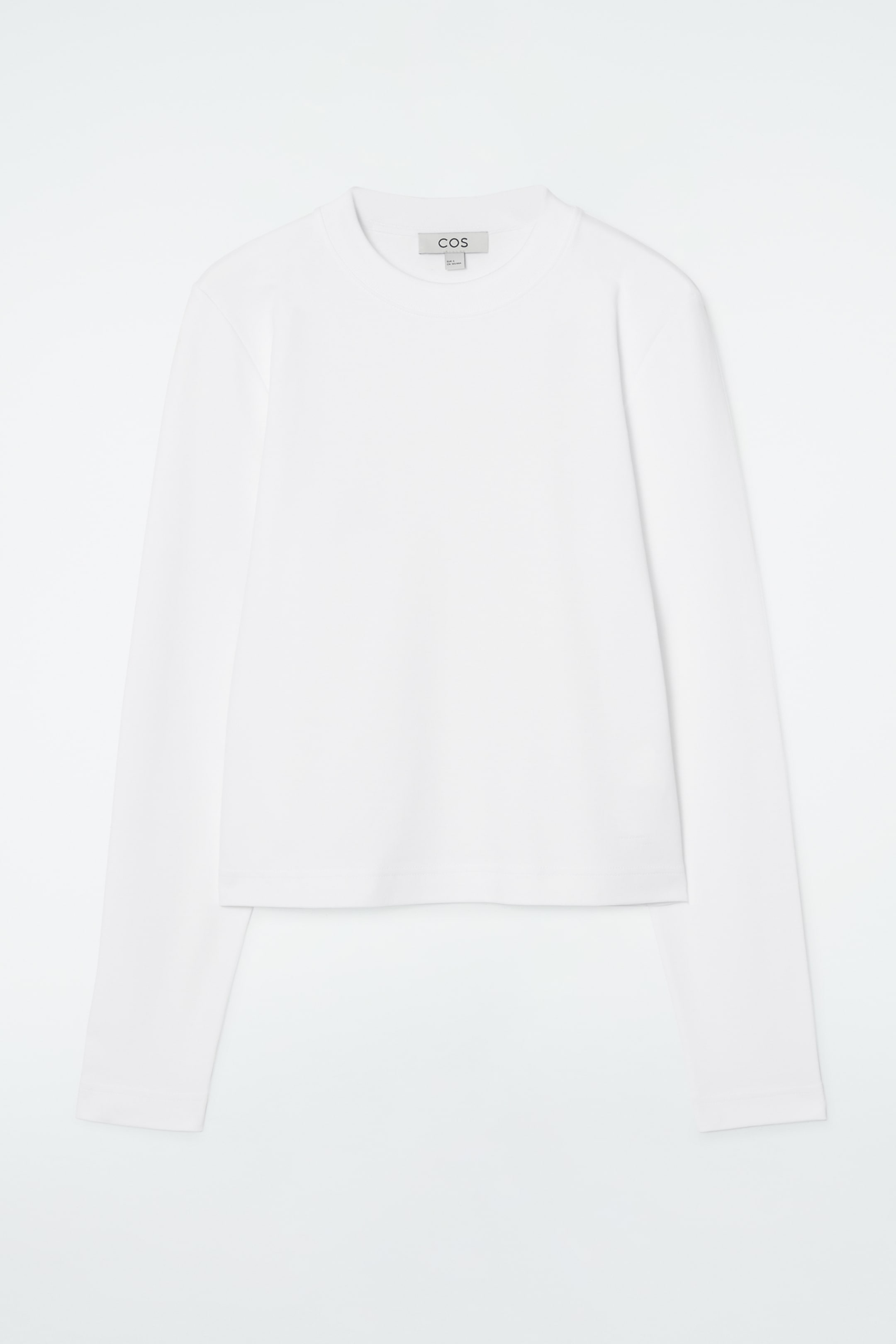 Zobacz większy obraz: BAWEŁNIANY T-SHIRT Z DŁUGIM RĘKAWEM - biały - ONA | H&M PL 4