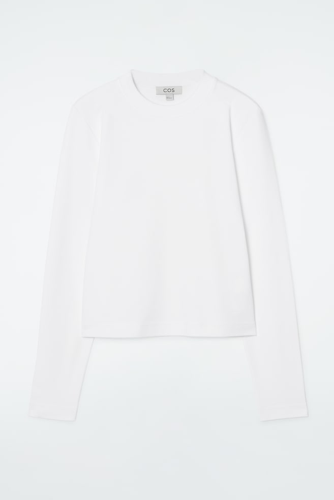 CLEAN CUT - CAMISETA MANGA LARGA REGULAR FIT - Blanco/NEGRO - 1