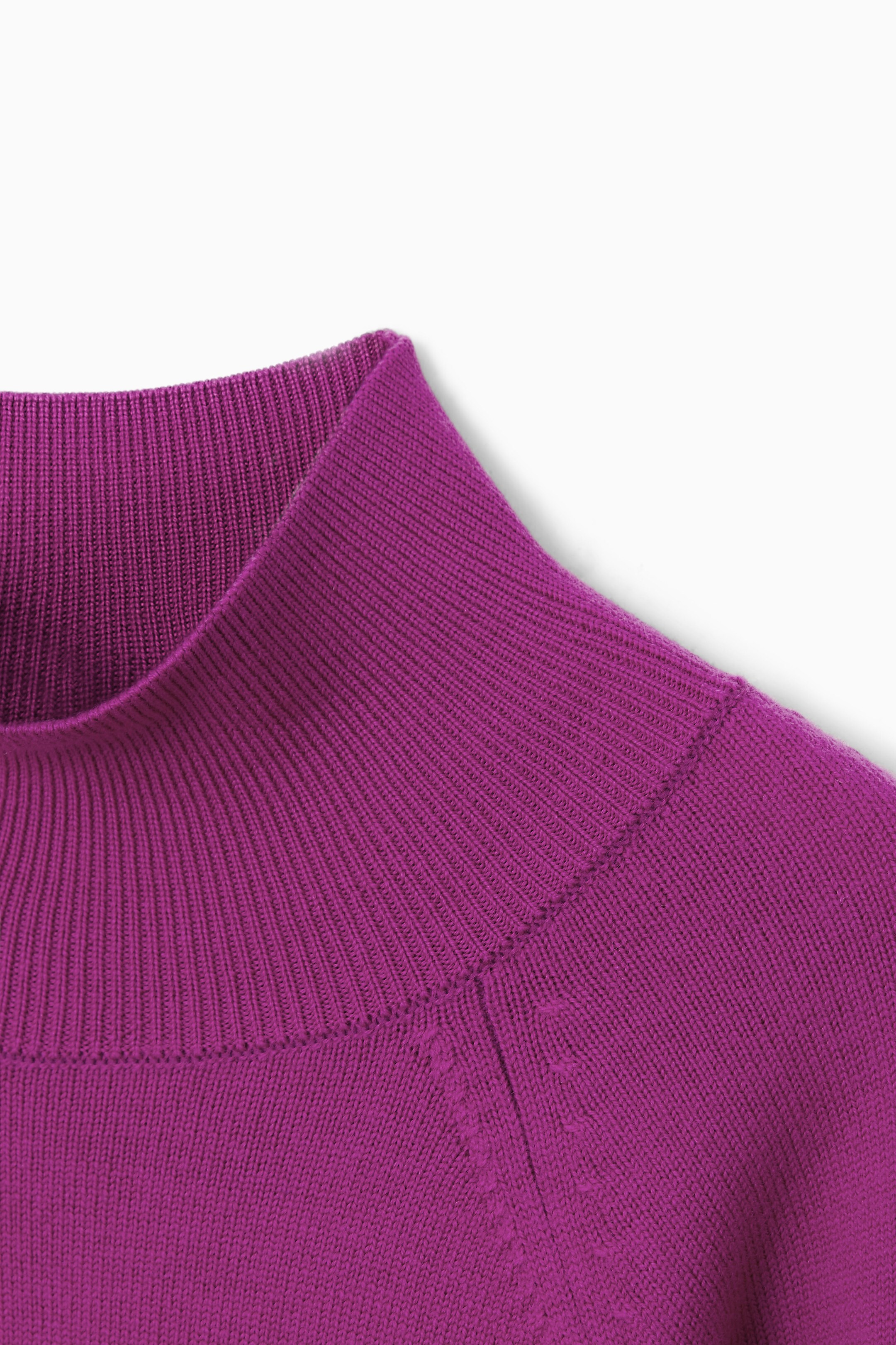 View larger image: BATWING-SLEEVE MERINO WOOL JUMPER - PURPLE - Ladies | H&M GB 2
