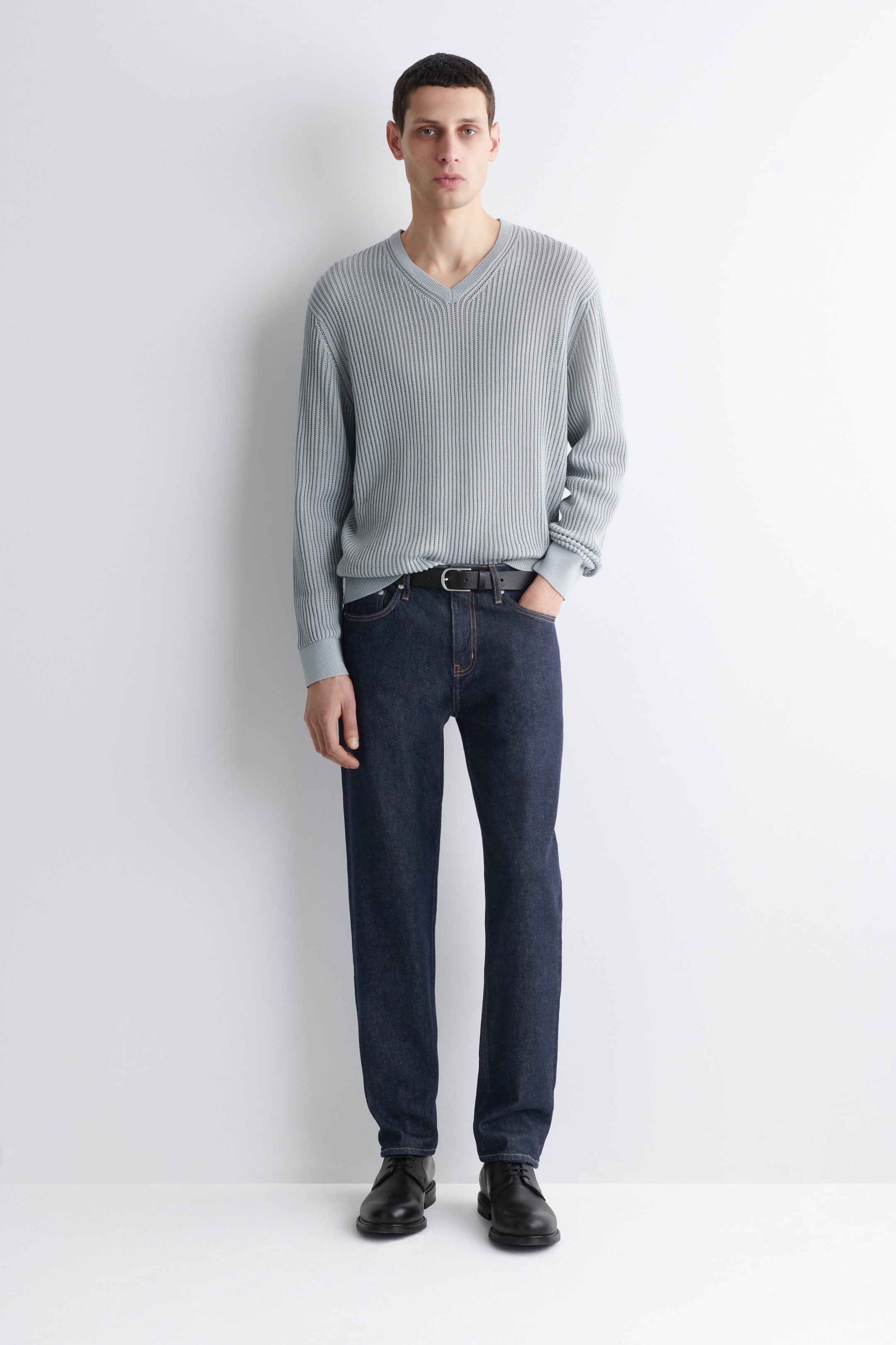 SLIM-FIT STRAIGHT-LEG JEANS