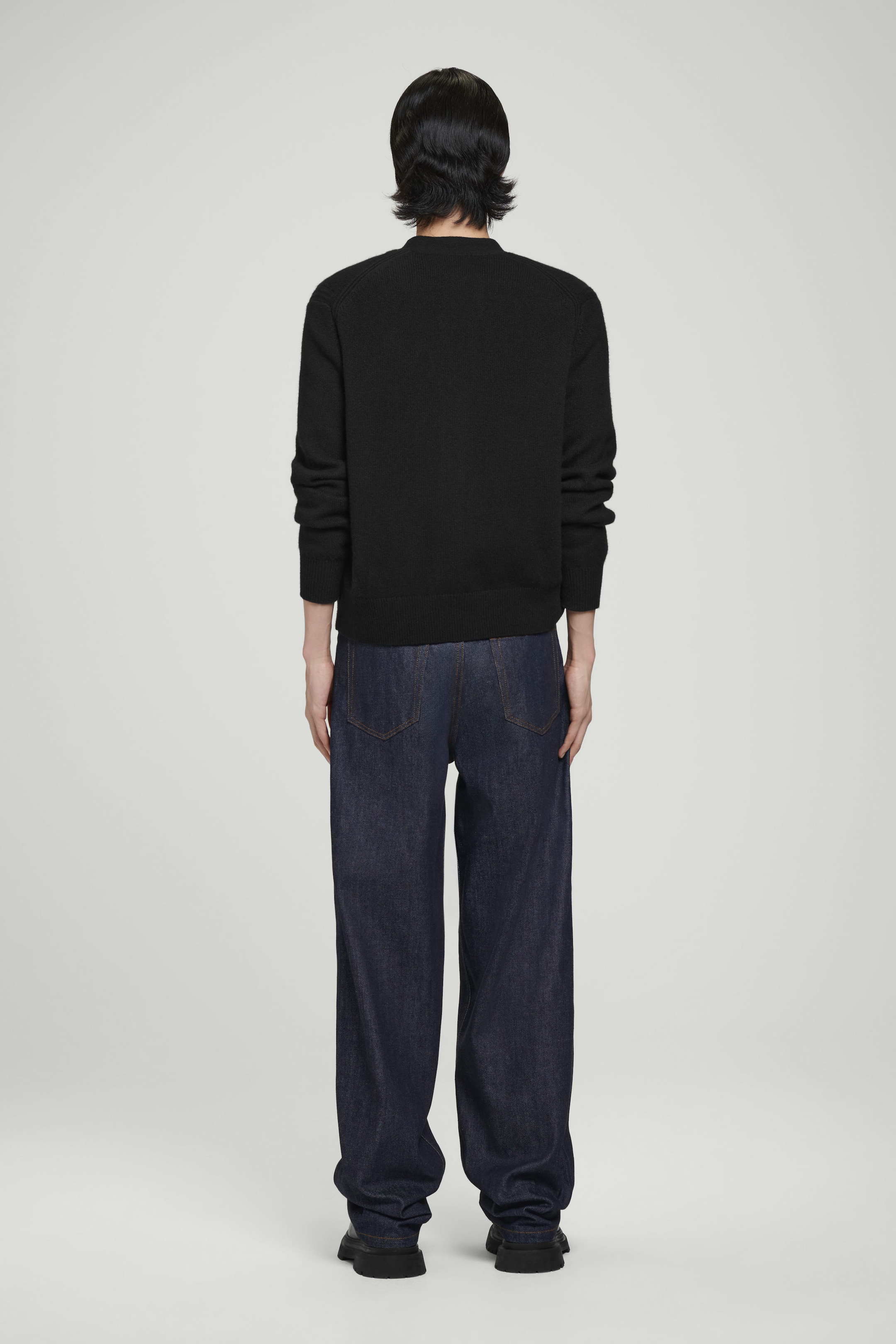 RIDER SELVEDGE WIDE-LEG JEANS