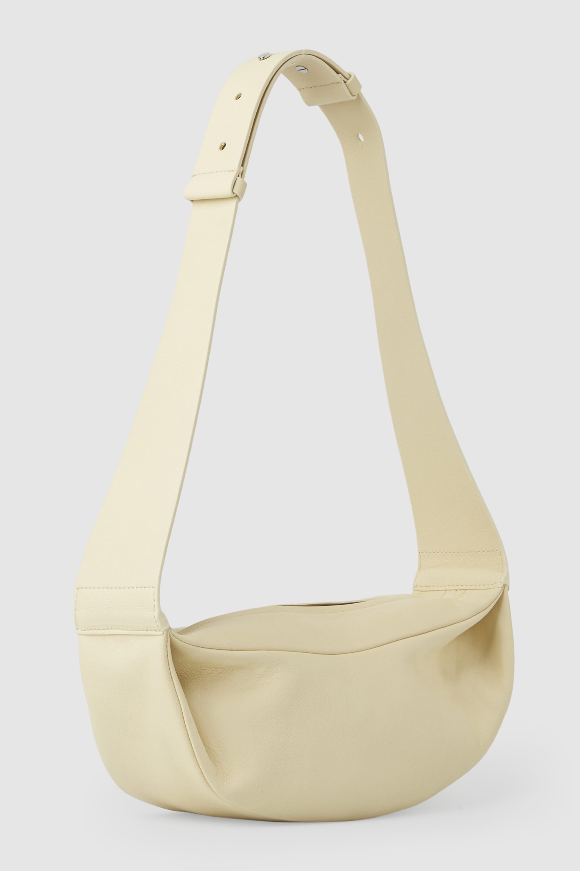 バッグ COS Swing Crossbody Bag SWING CROSSBODY - SUEDE - BEIGE | COS US