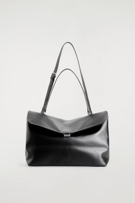 TRULLO FLAP BAG - LEATHER — BLACK 5