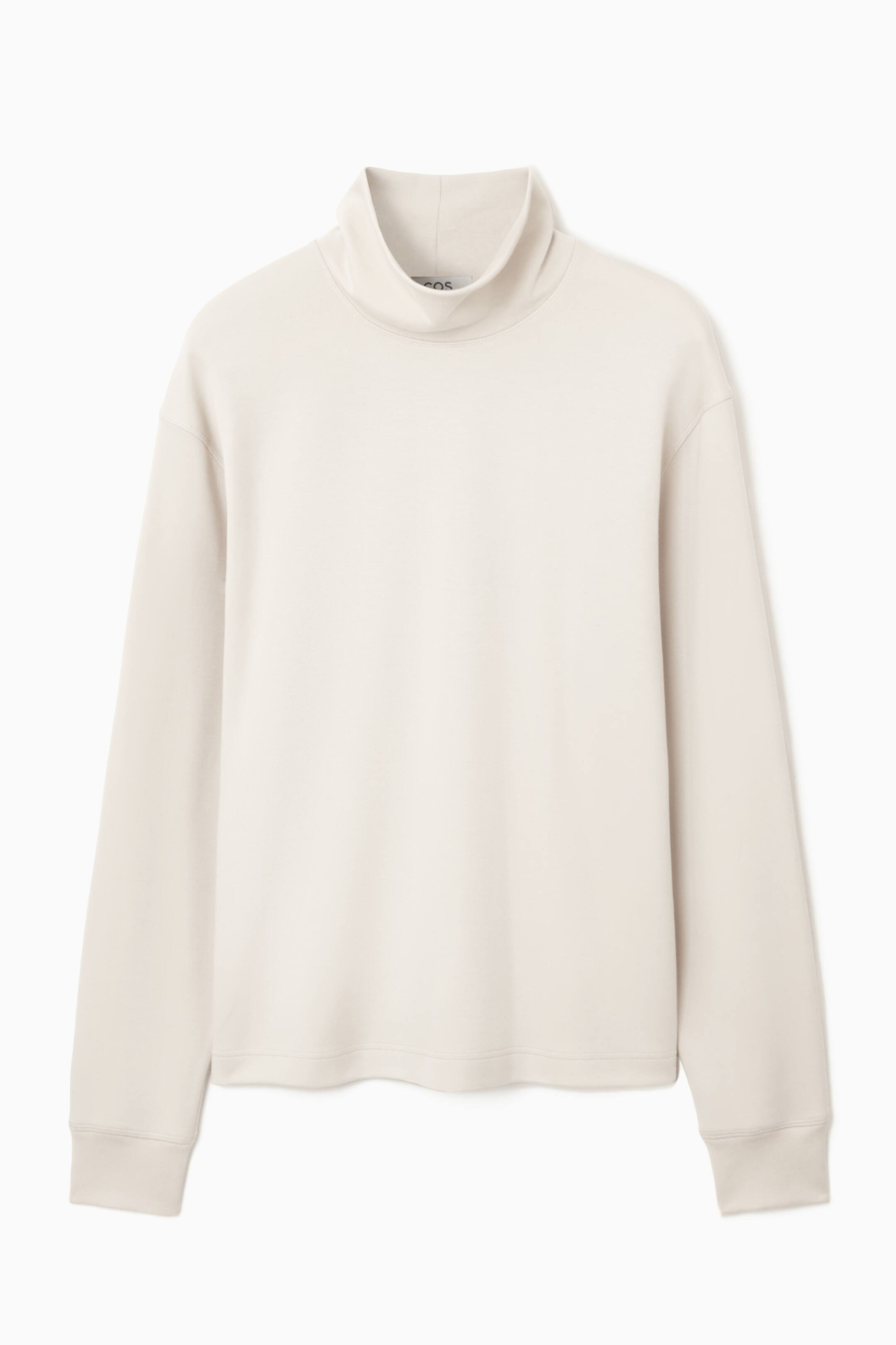 View larger image: TURTLENECK SWEATSHIRT - LIGHT BEIGE - Men | H&M GB 1