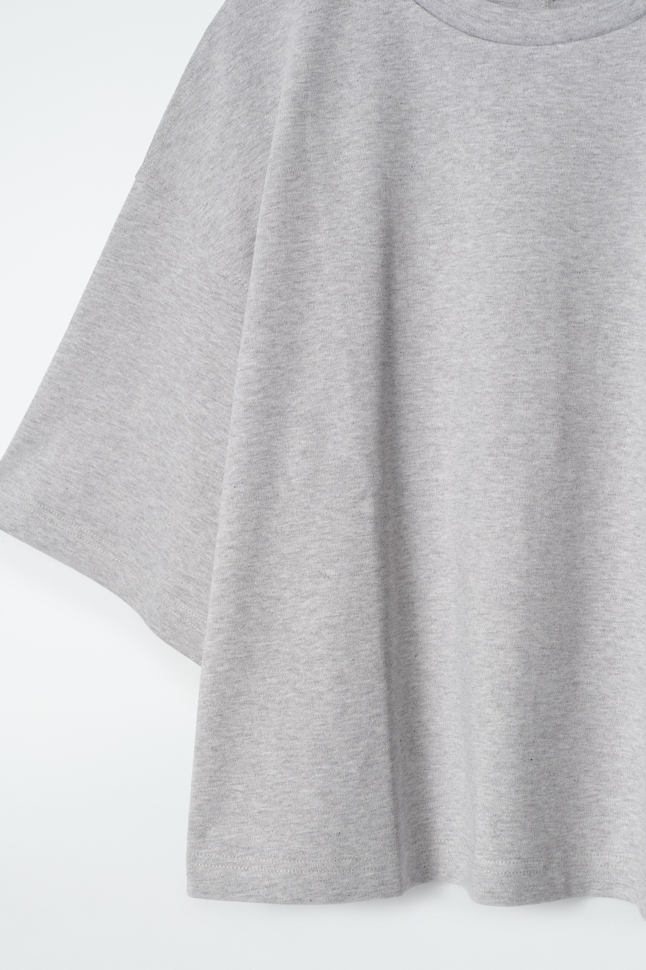 Ingrandisci l'immagine: OVERSIZED BOXY T-SHIRT - GREY MÉLANGE - DONNA | H&M CH 6