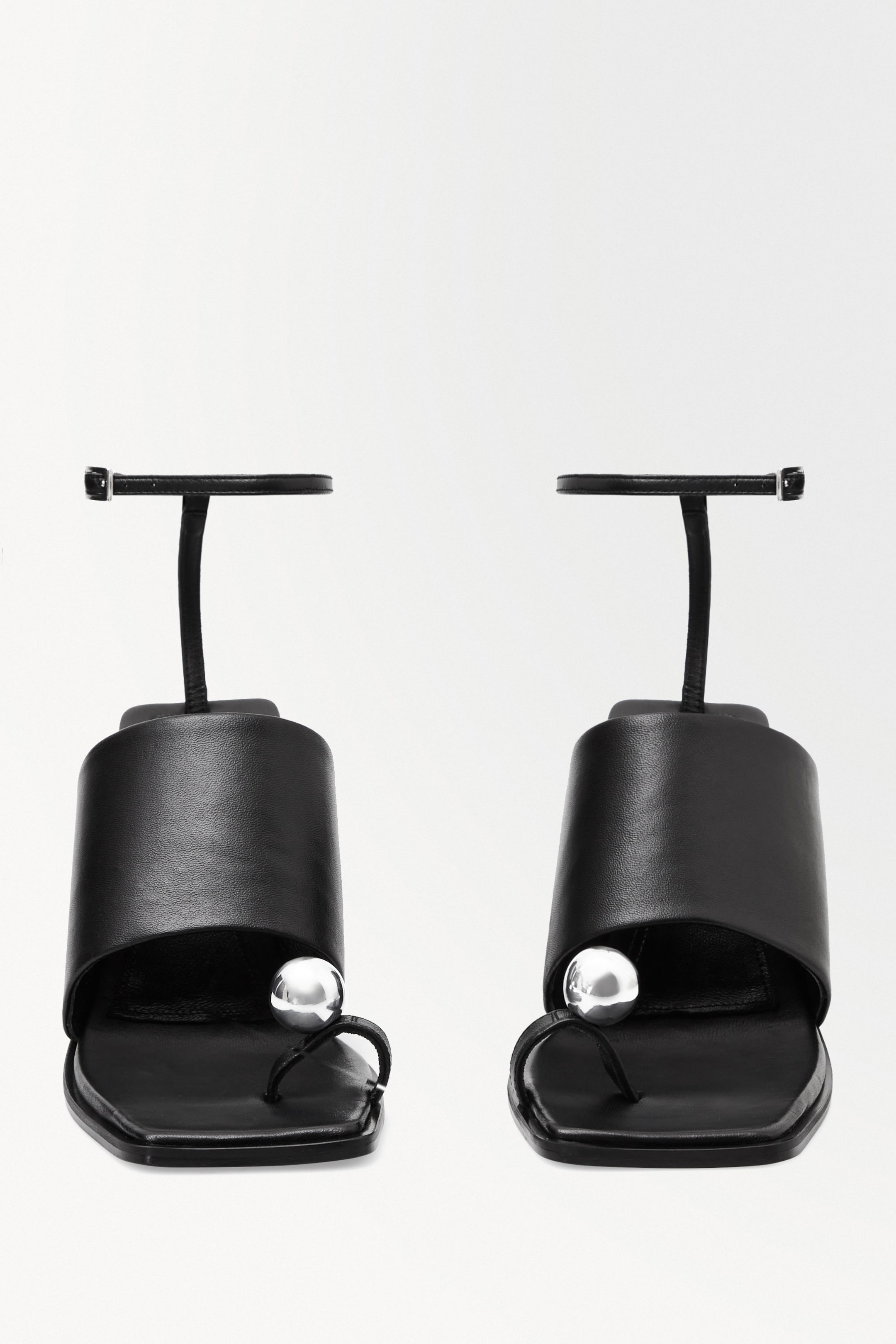 THE SPHERE HEELED SANDALS