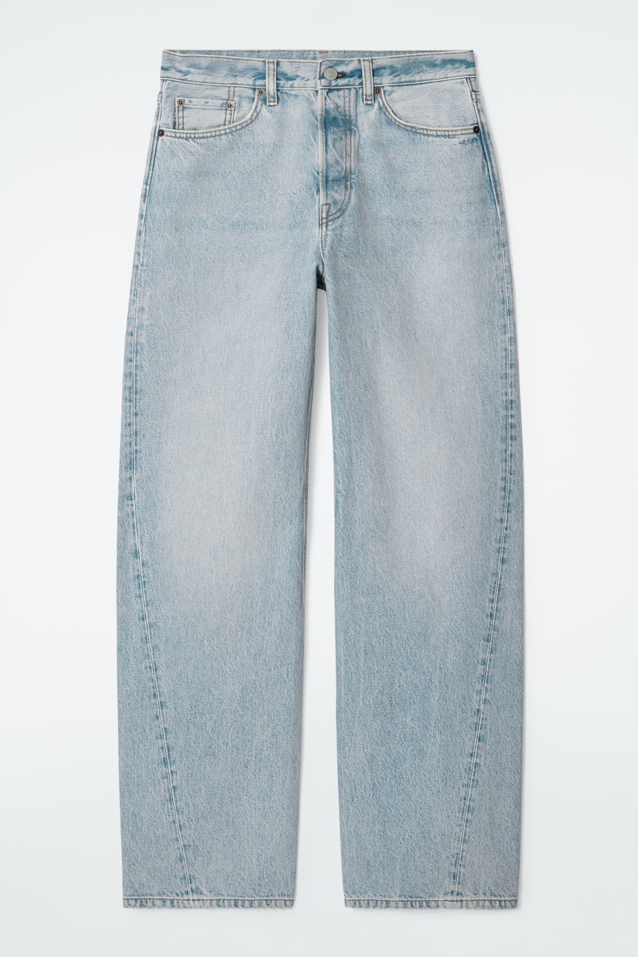View larger image: FACADE STRAIGHT-LEG JEANS - LIGHT BLUE - Ladies | H&M GB 6