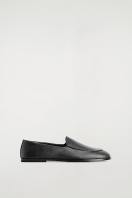 CLASSIC LEATHER LOAFERS — BLACK 5