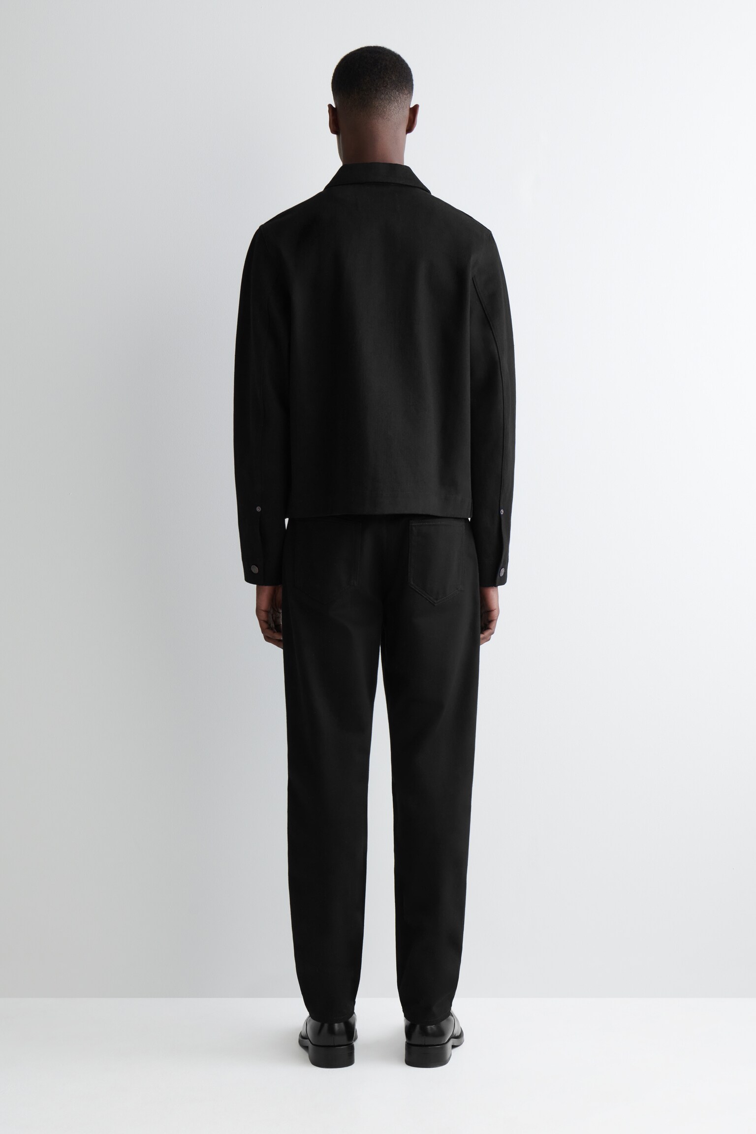 VESTE DÉCONTRACTÉE EN DENIM - SELVEDGE NOIR - 5