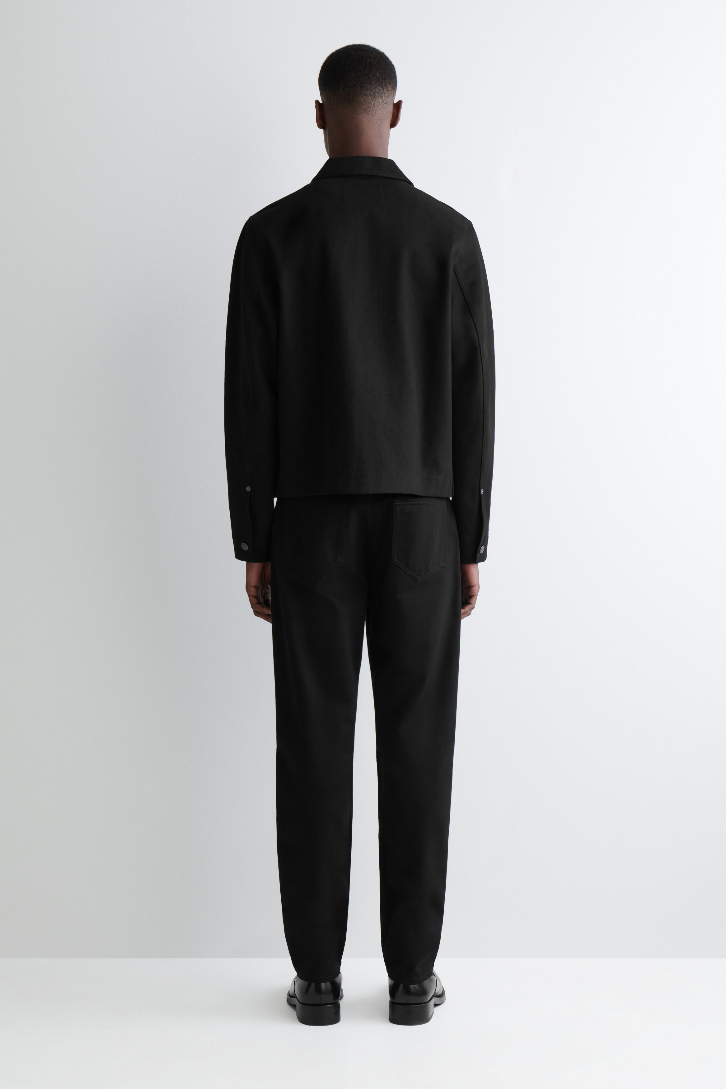 WAIST SHAPE FLARE JACKET ブラック　Sサイズ c20d3532b11590d10b4e393aa7e967