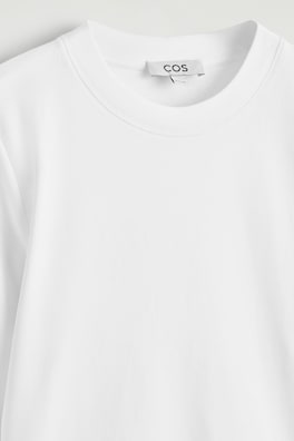CLEAN CUT LONG-SLEEVED T-SHIRT — WHITE 6