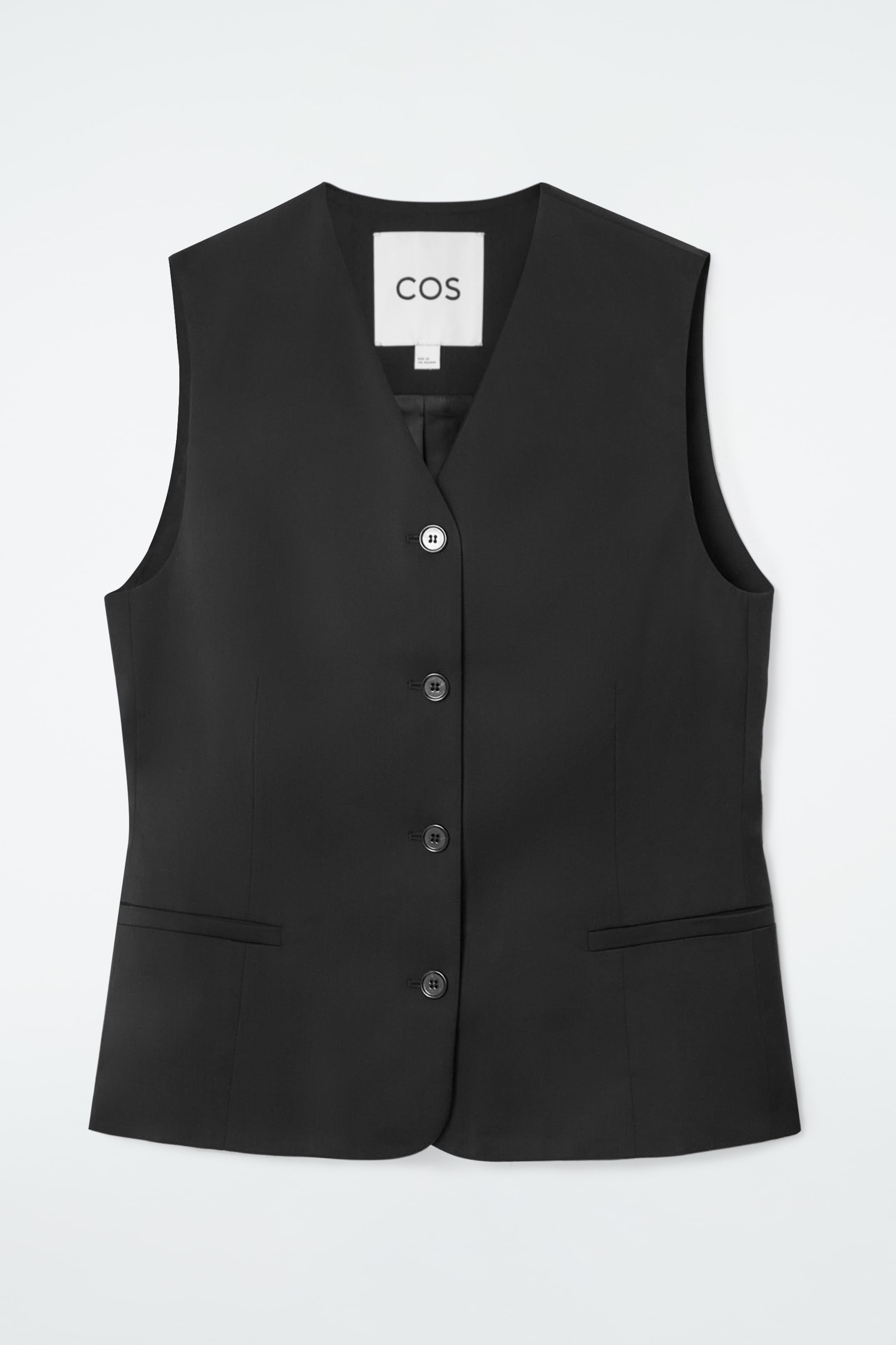 Zobacz większy obraz: DOPASOWANA WEŁNIANA KAMIZELKA - CZARNY - ONA | H&M PL 5