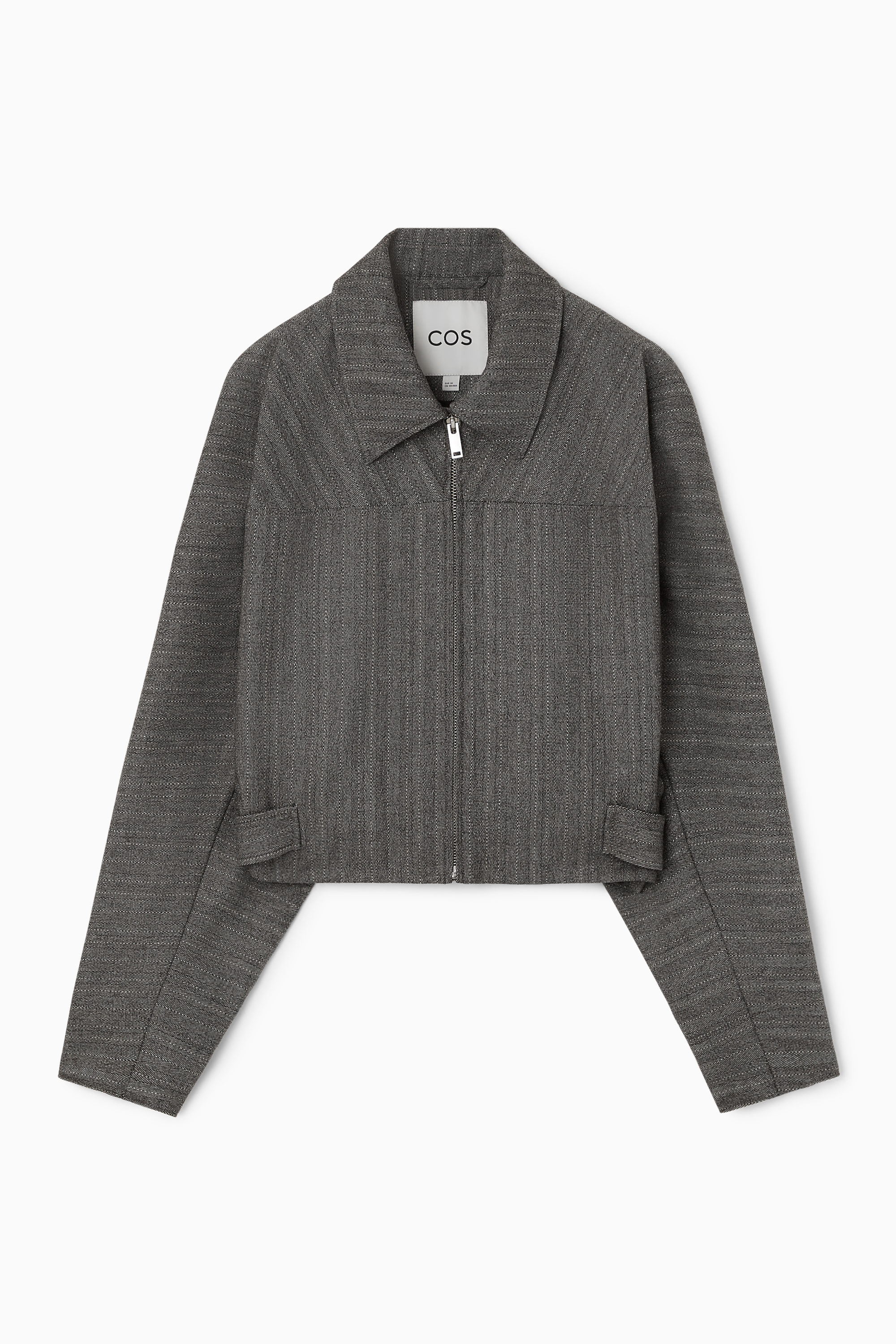 cale カル　Wool Herringbone Visto Blouson Men's Vintage Wool Blazer Herringbone Jacket Wool Blend