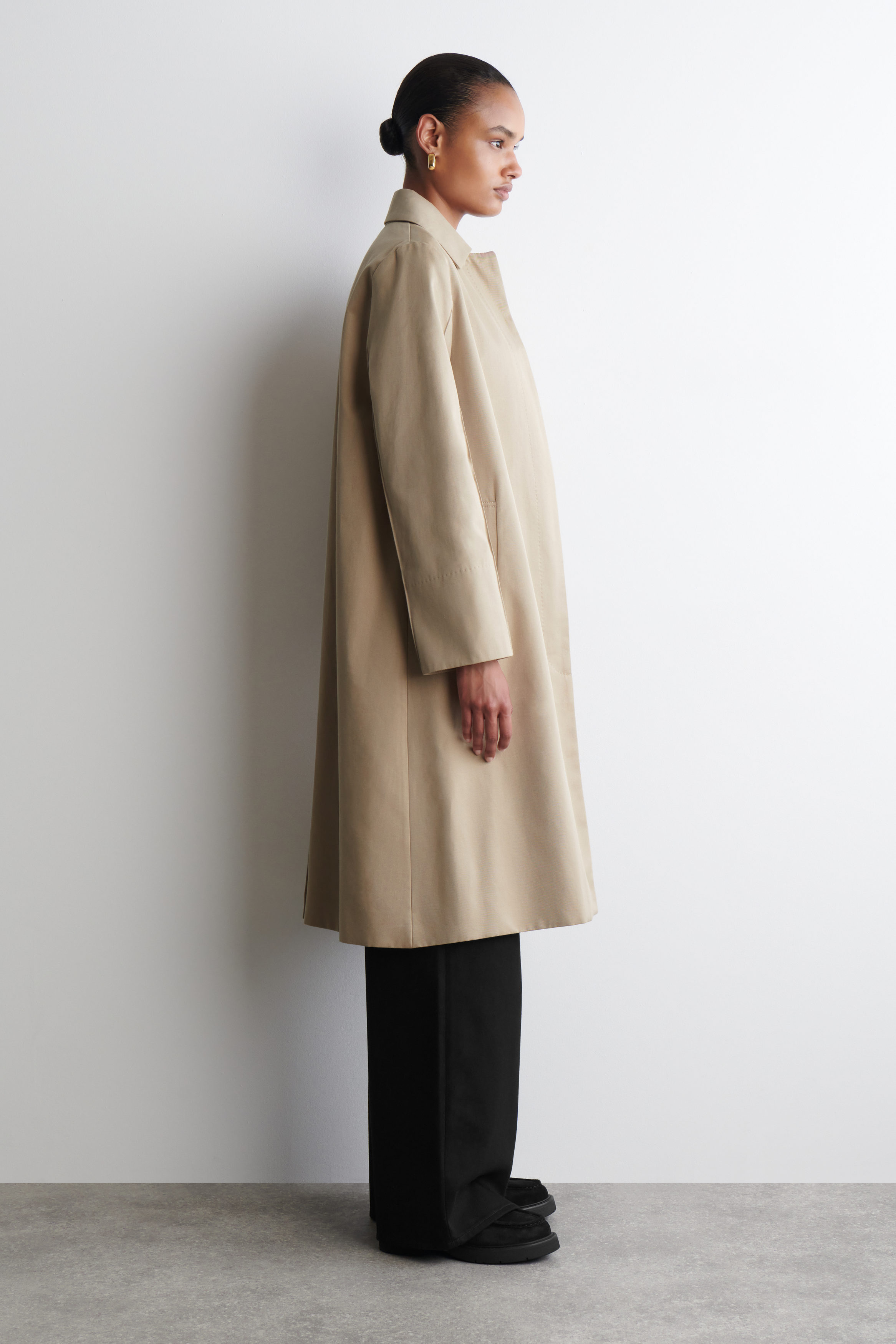 COS トラベルバッグ ベージュ ウール・レザー COS トラベルバッグ ベージュ ウール・レザー COS トラベルバッグ