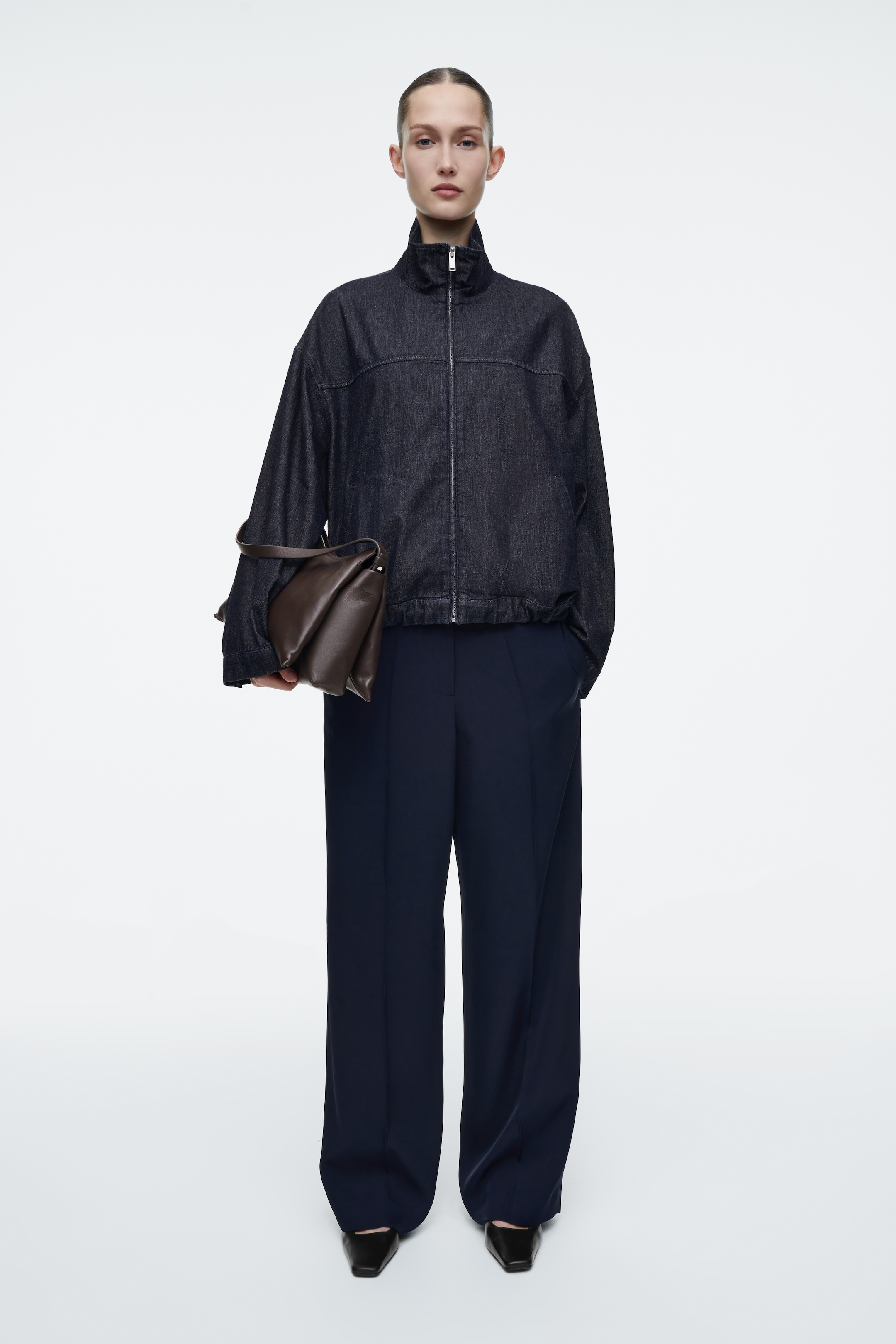 Größeres Bild ansehen: OVERSIZED-BOMBERJACKE AUS DENIM - INDIGOBLAU - Ladies | H&M DE 2