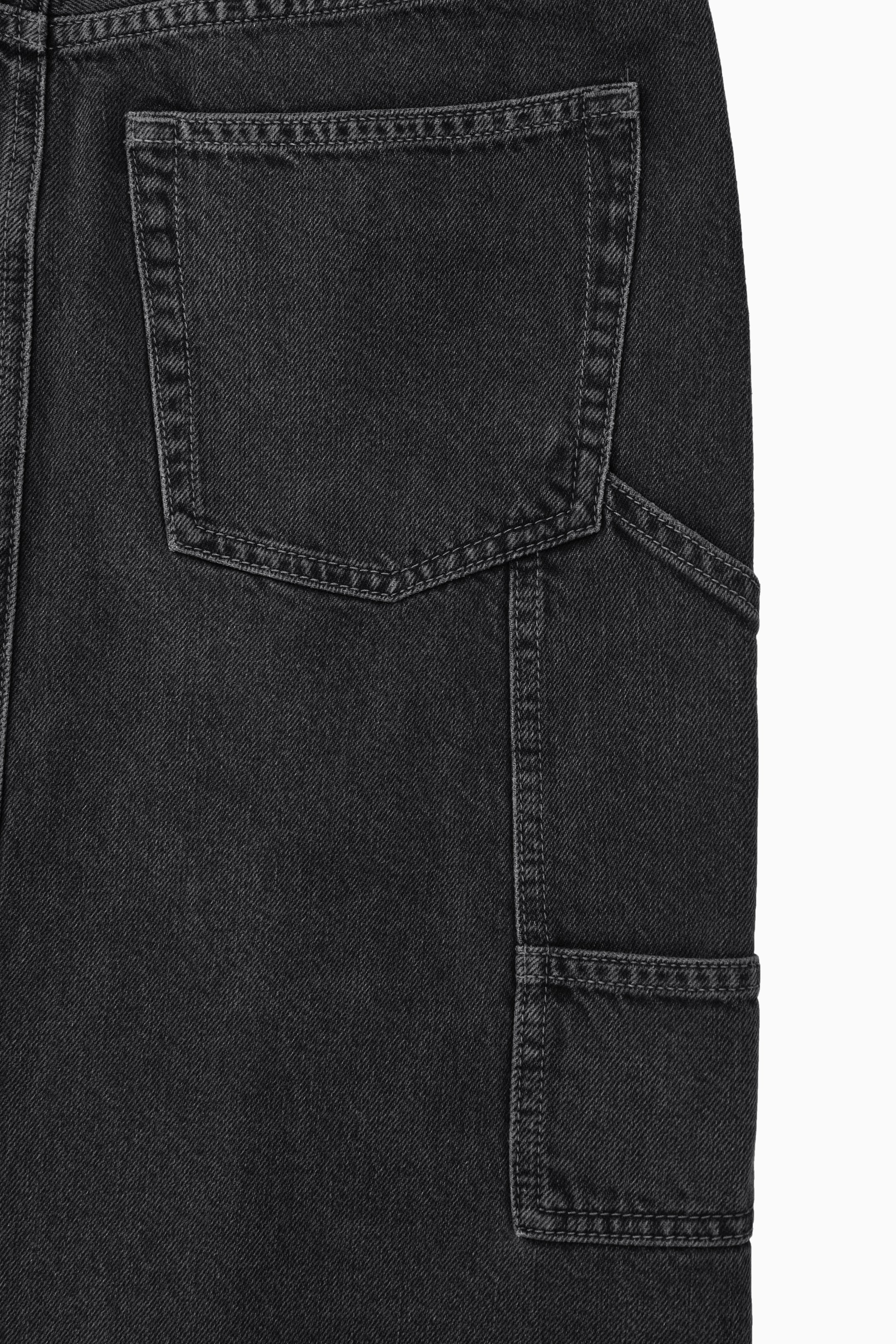 Visa större bild: MAXIKJOL I DENIM - SVART - DAM | H&M SE 4