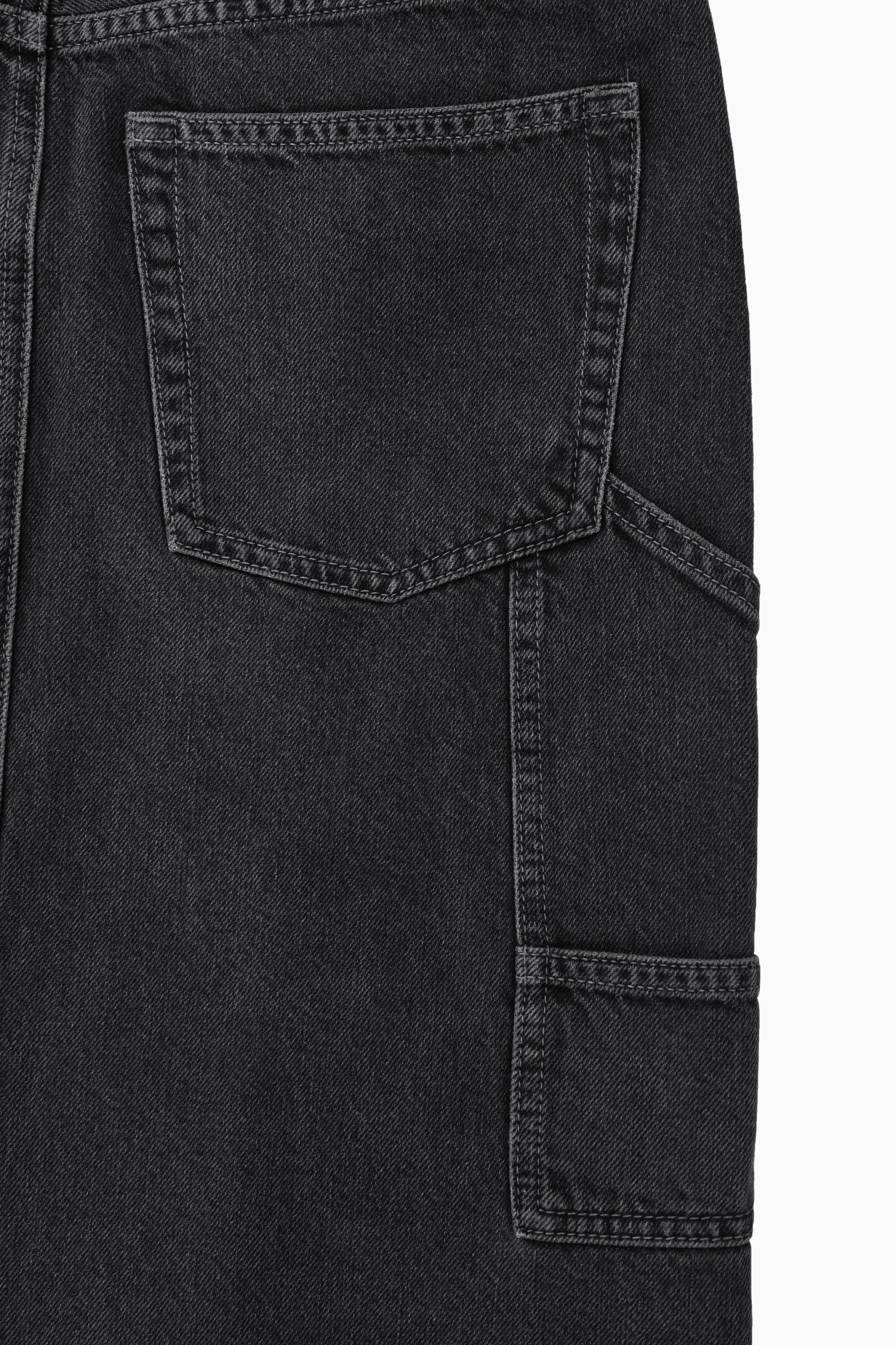 Curve Black Denim Pants Sサイズ　新品未使用 ssstein BLACK DEFORMATION WIDE DENIM JEANS AW25