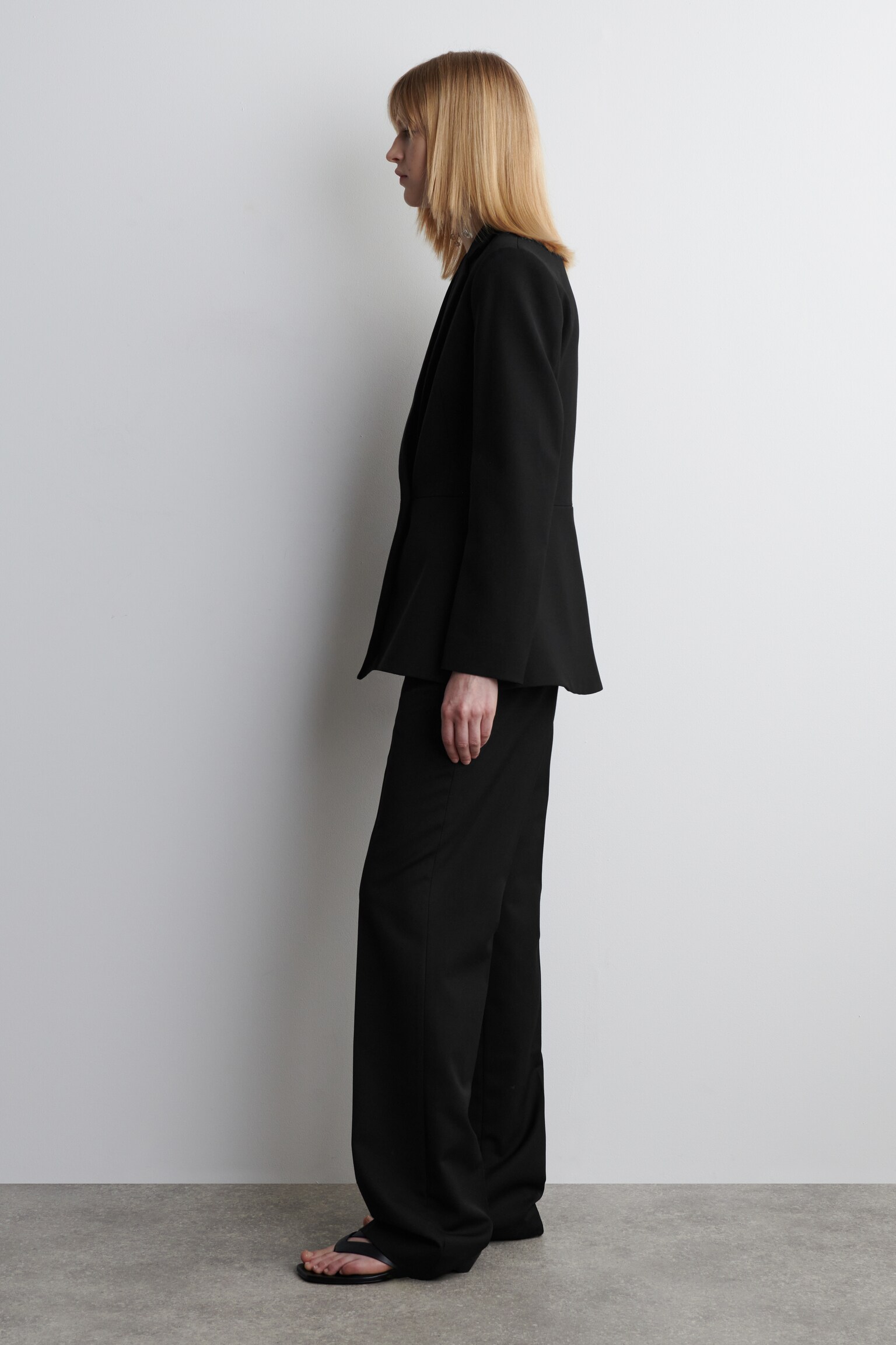 VESTE DE TAILLEUR À BASQUE - NOIR - 7