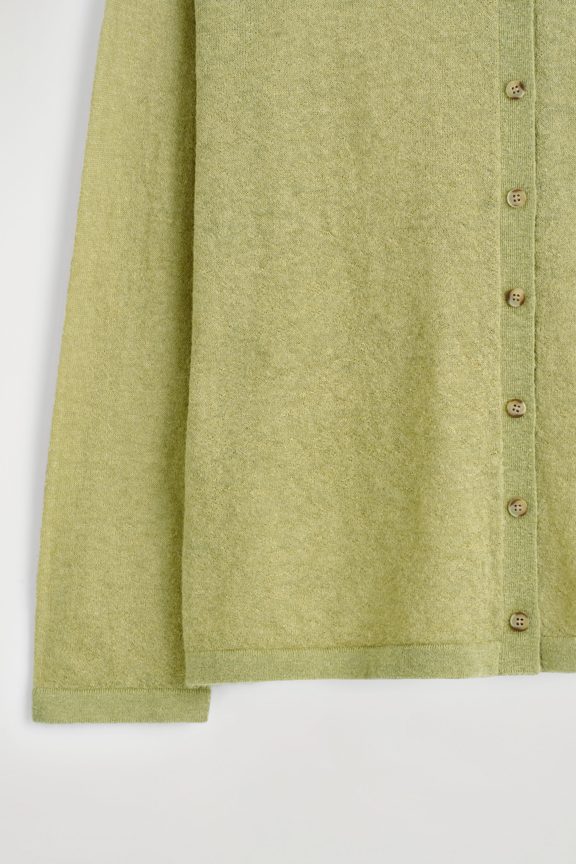 KNITTED MOHAIR-BLEND SHIRT - GREEN | COS US