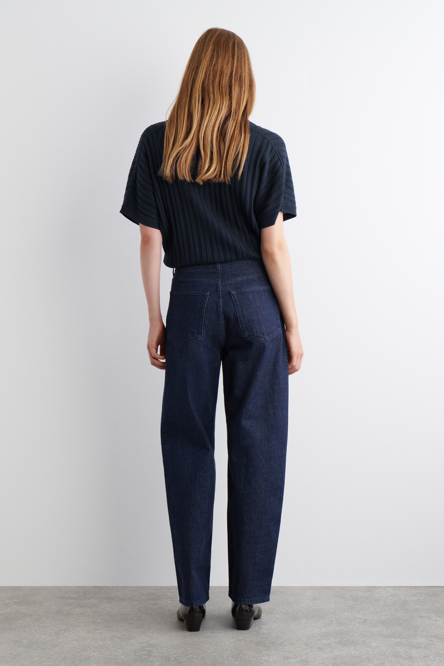 BAY JEANS MIT BARREL-BEIN - Dunkelblau/SCHWARZ/Blau/HELLROSA - 4
