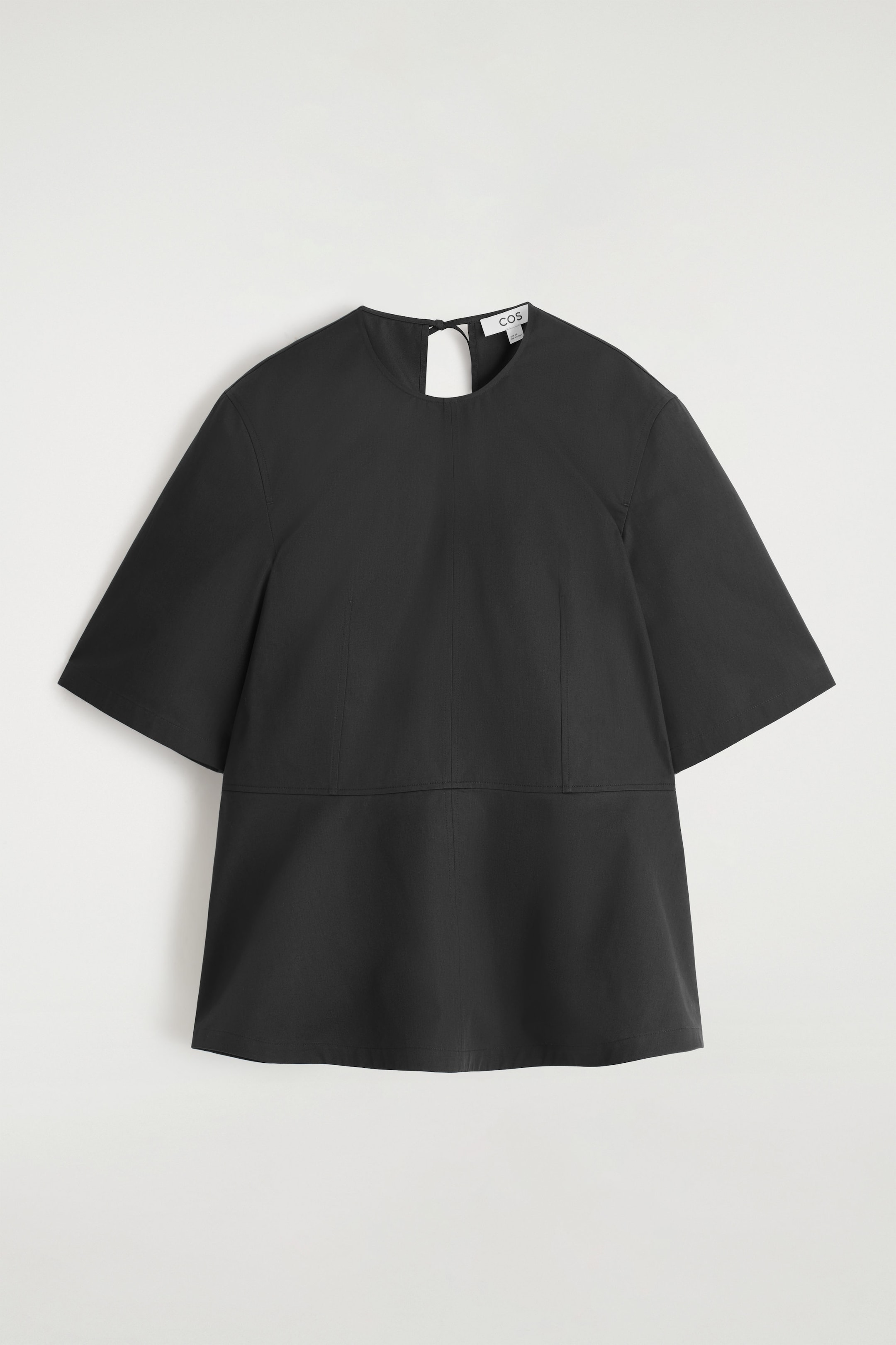 COTTON PEPLUM TOP