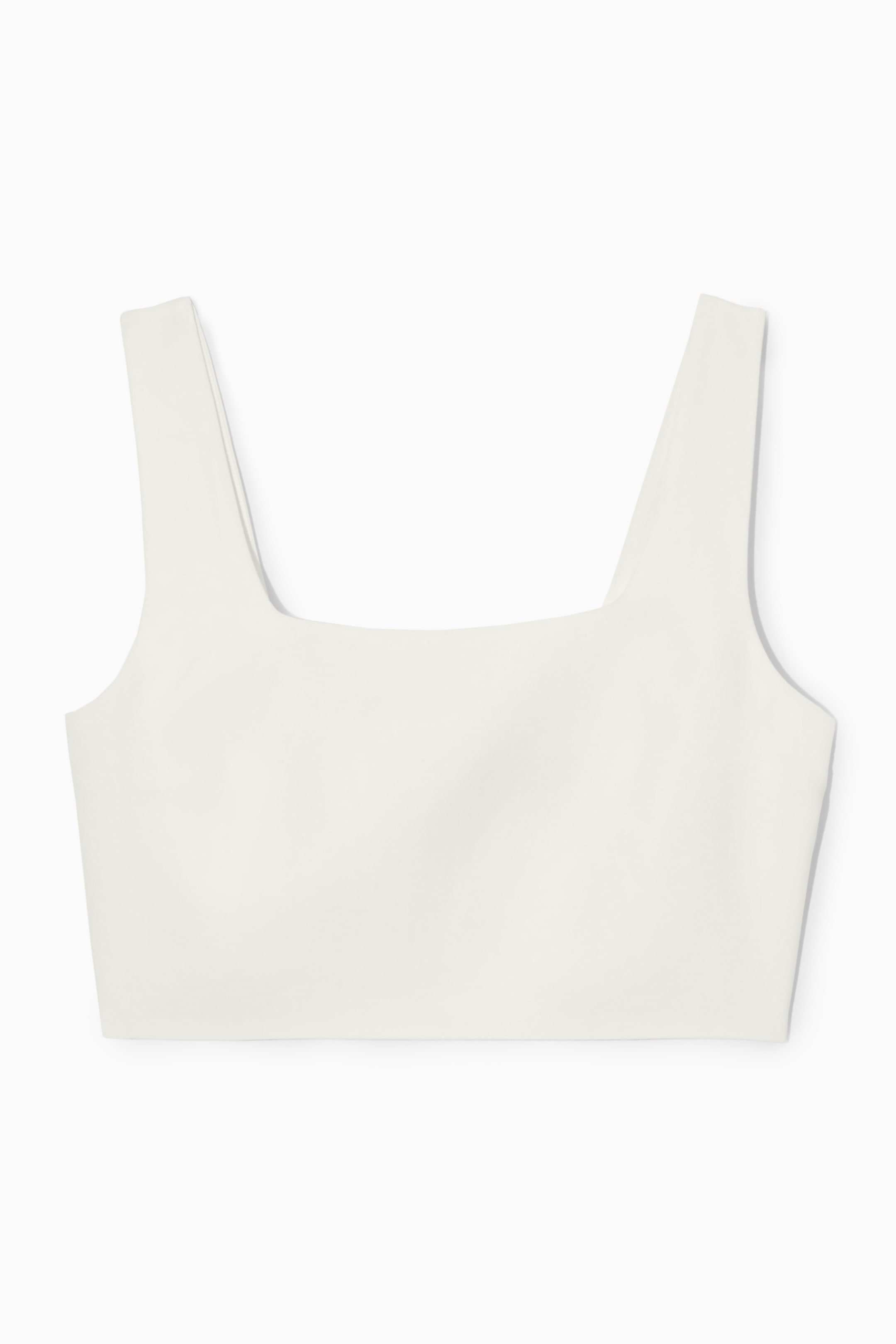 Ingrandisci l'immagine: LINEN-BLEND BUSTIER - WHITE - DONNA | H&M CH 1
