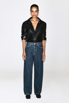 FACADE STRAIGHT-LEG JEANS — DARK BLUE 2