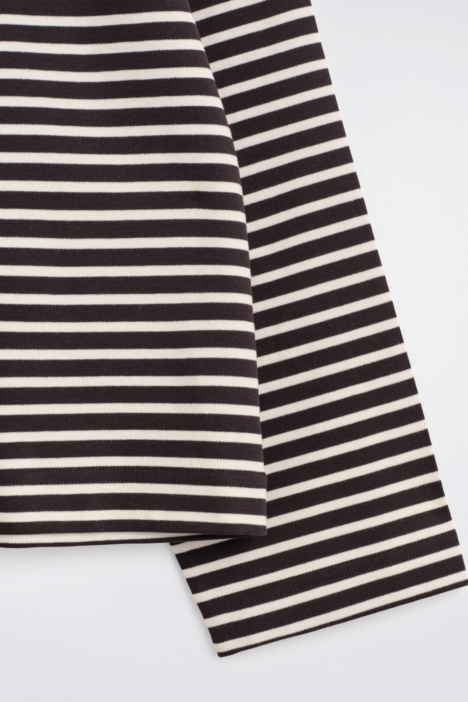 LAZA INTERLOCK HOSSZÚ UJJÚ PÓLÓ - BROWN / ECRU / STRIPED/BORDEAUX/FEKETE - 4