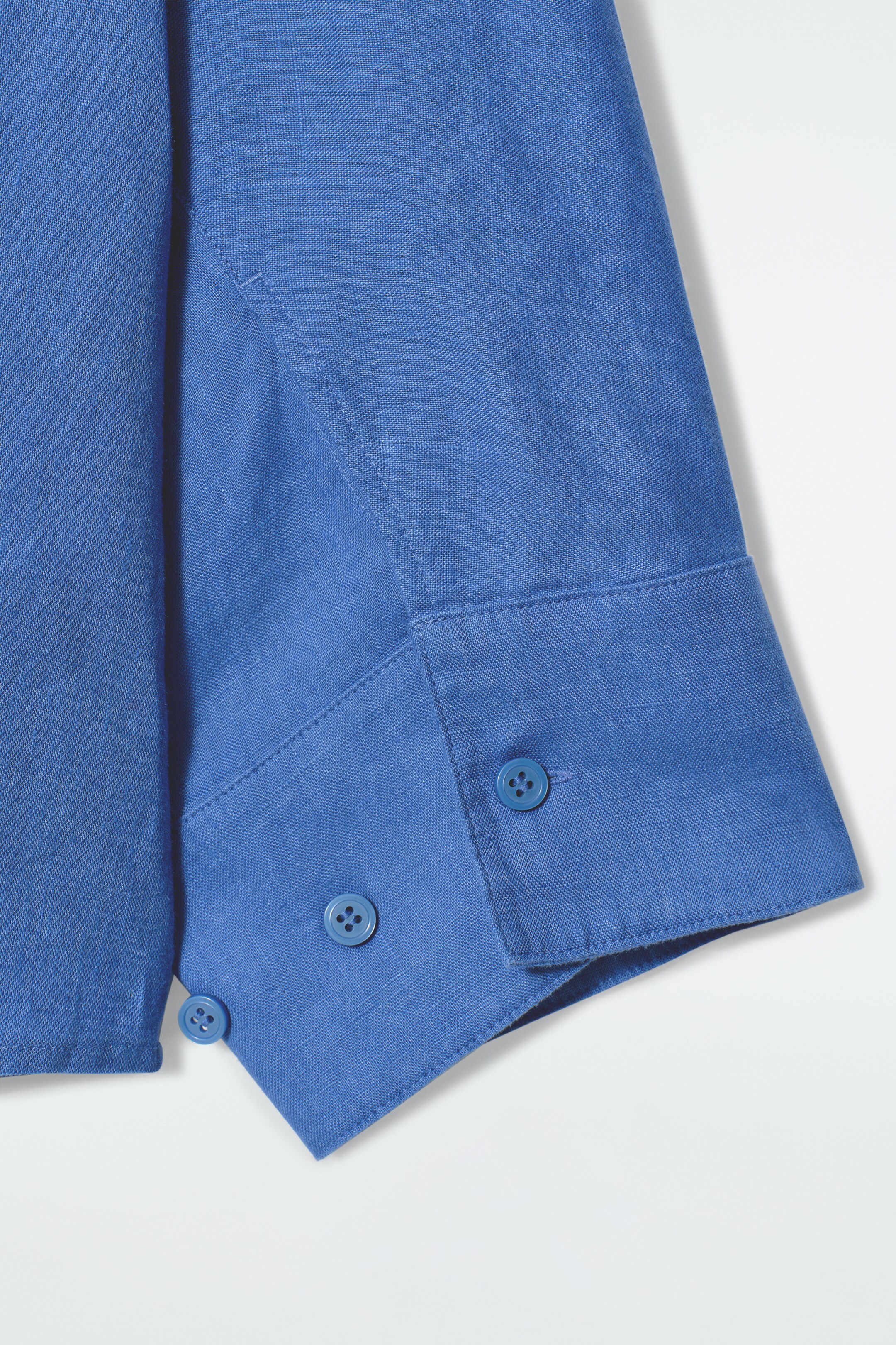 Agrandir l'image: CHEMISE À SILHOUETTE CARRÉE EN LIN - BLEU COBALT - FEMME | H&M FR 8