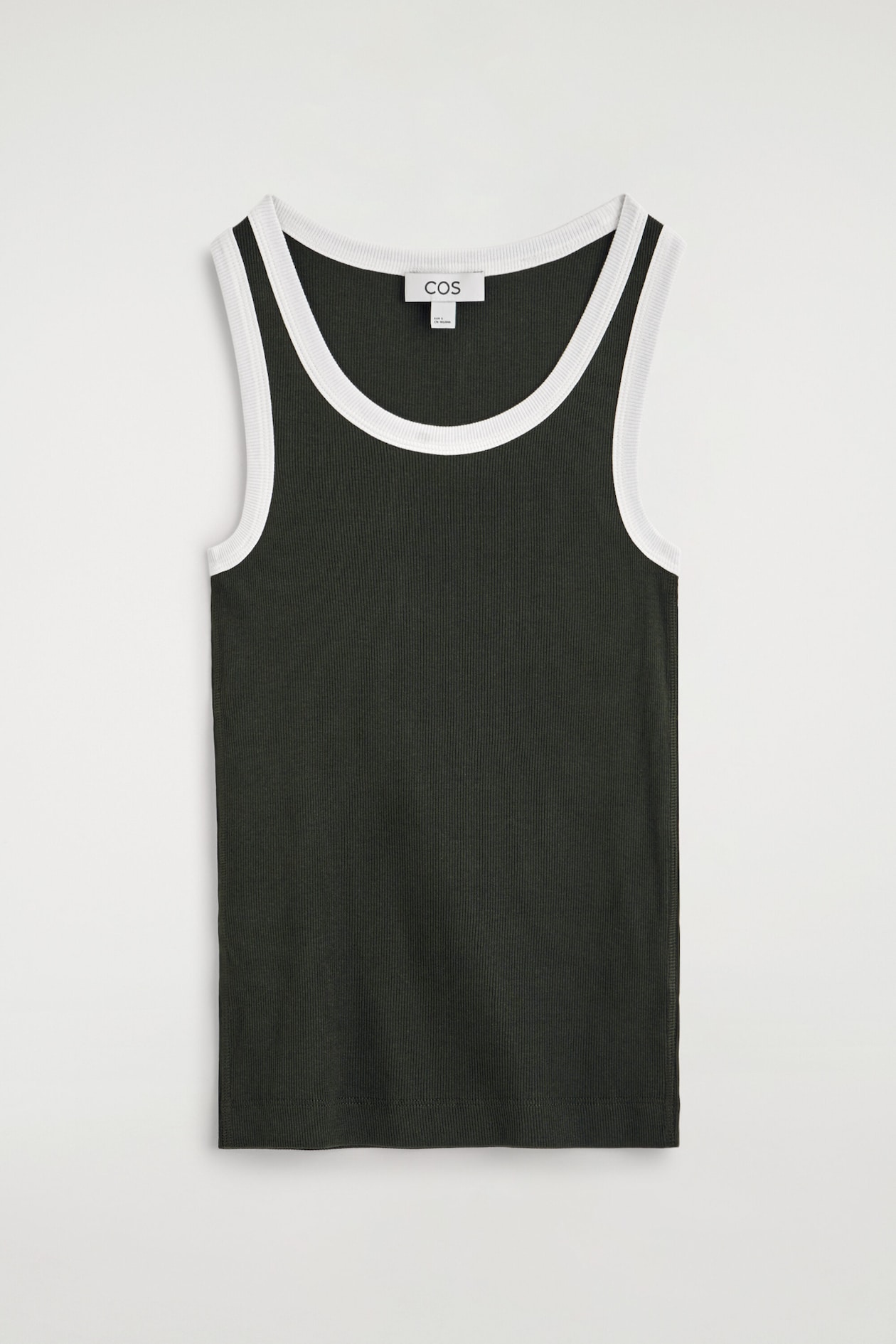 GERIPPTES TANKTOP AUS BAUMWOLLE