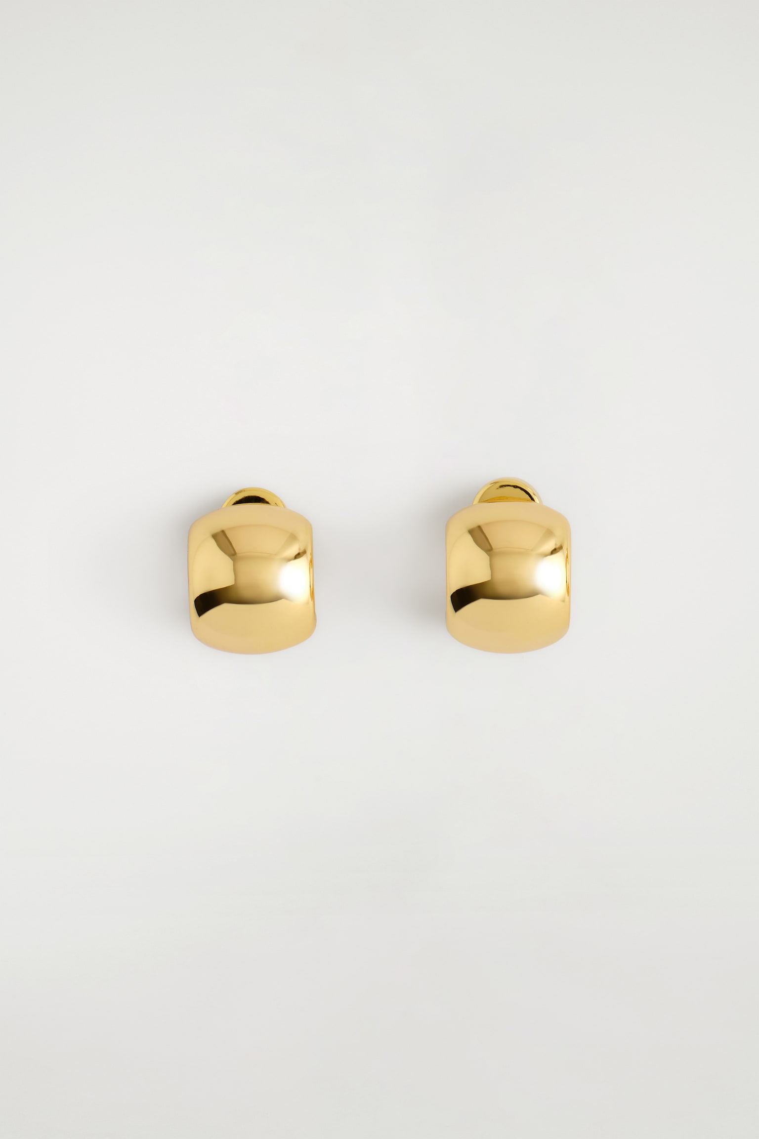 ORECCHINI A MEZZO CERCHIO - ORO/MARRONE - 3