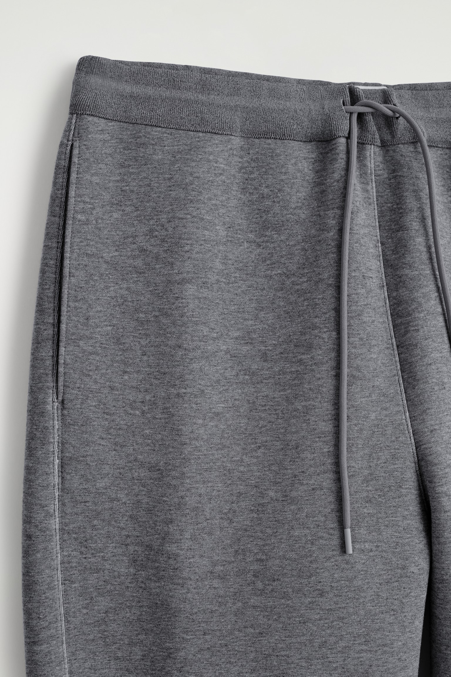 SCUBA BARREL-LEG JOGGERS - GREY MÉLANGE/BLACK - 8