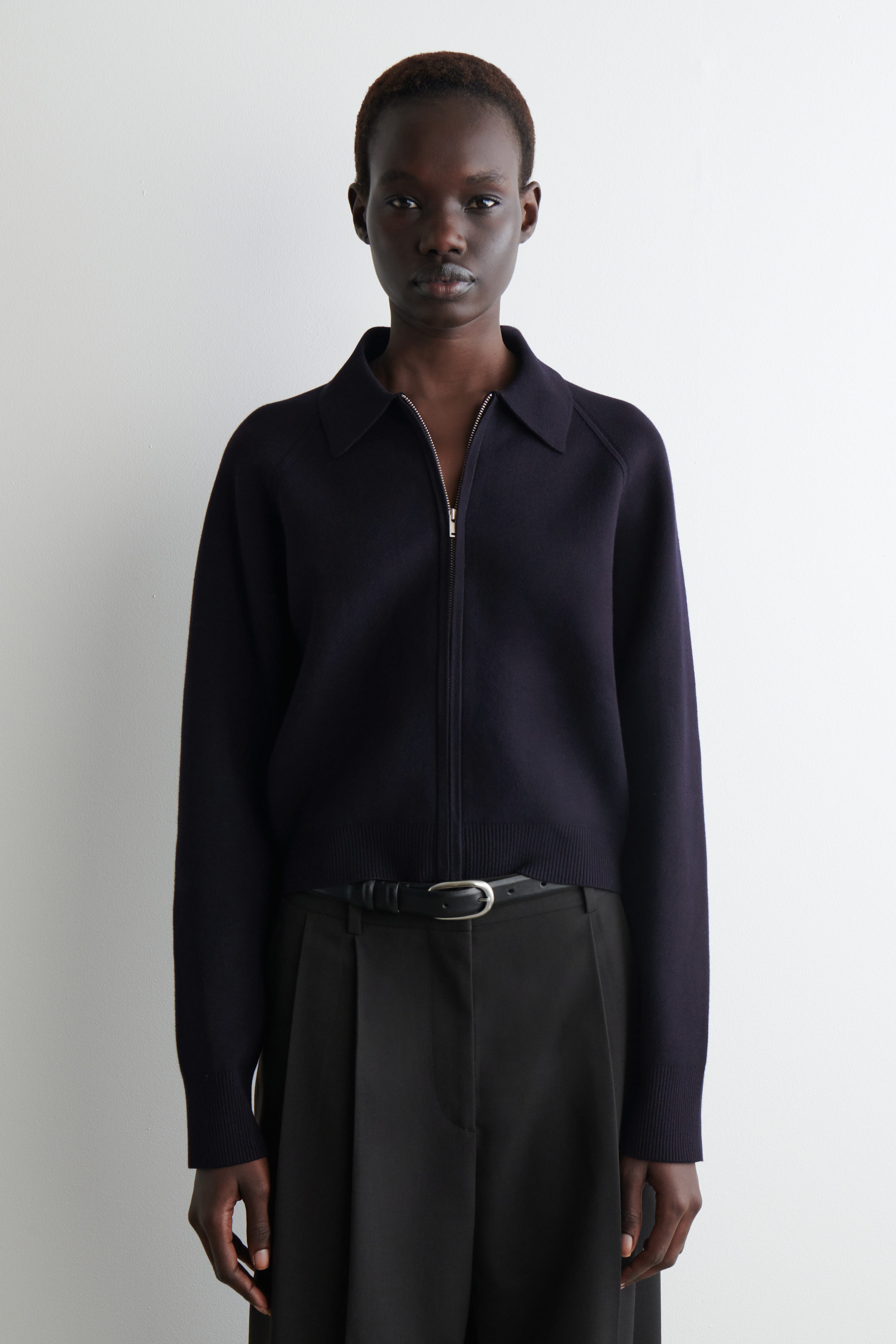 DOUBLE-FACED KNITTED JACKET