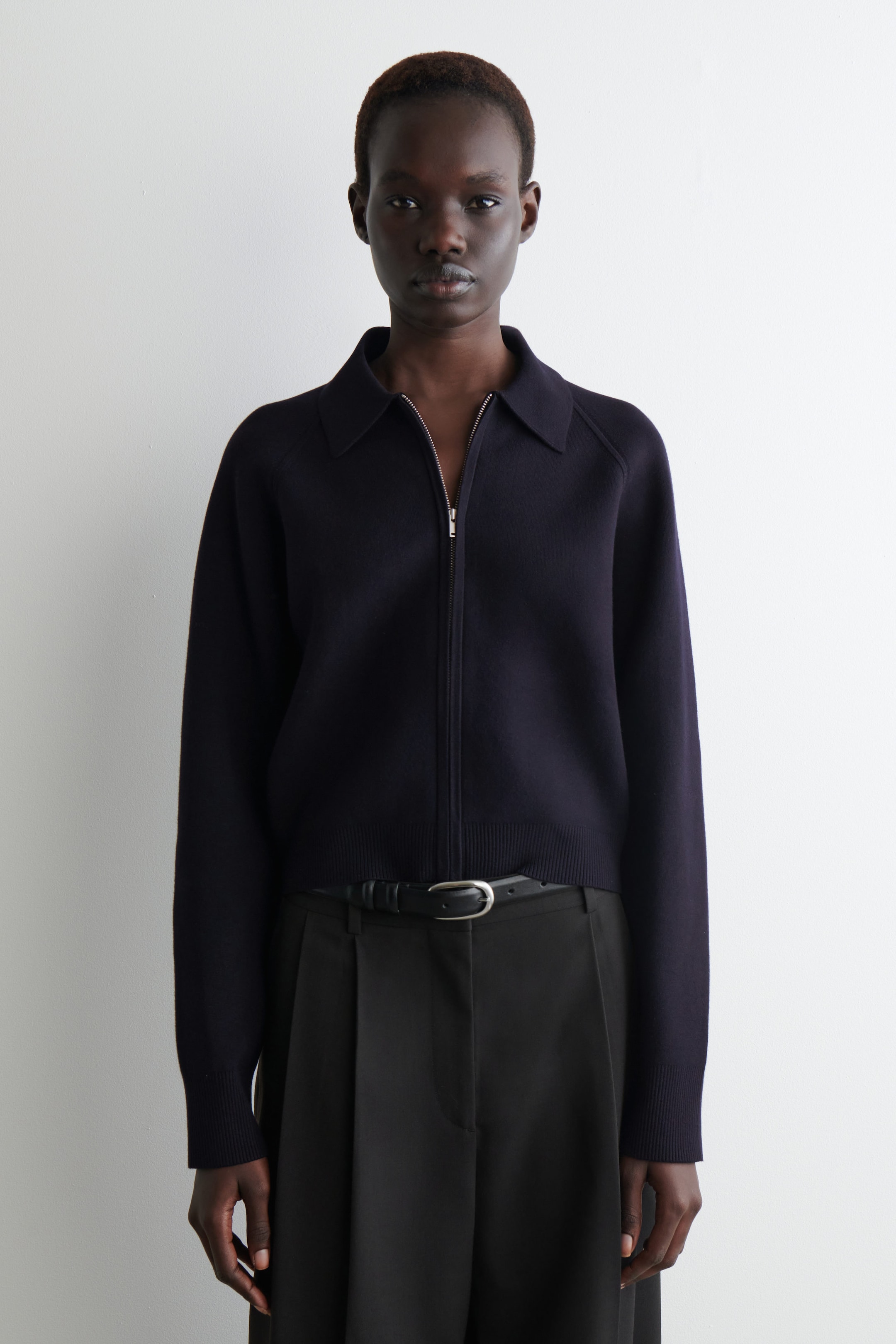 DOUBLE-FACED KNITTED JACKET