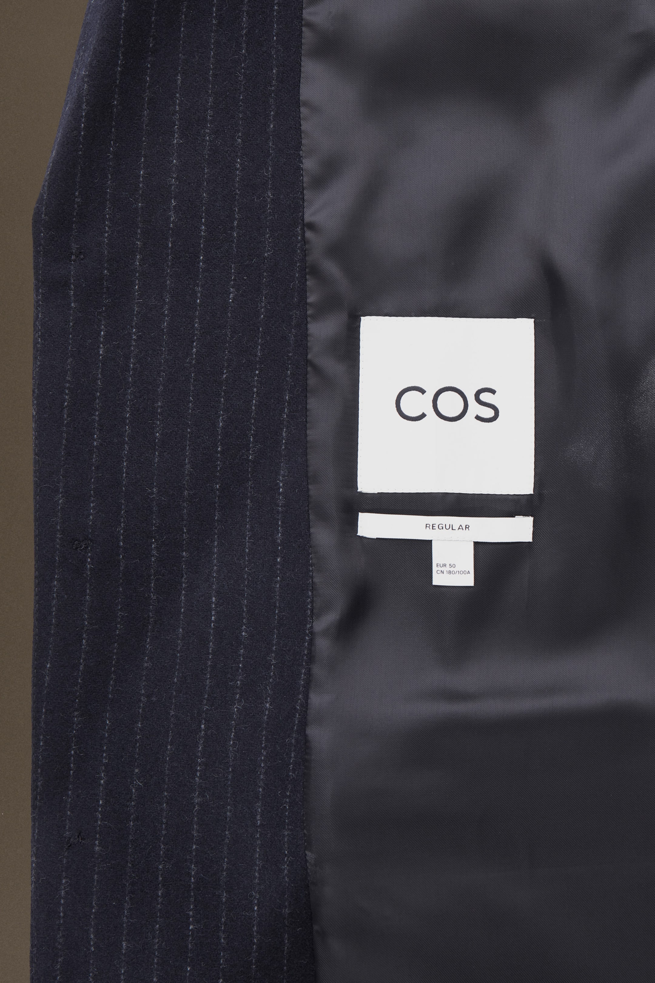 PINSTRIPED WOOL BLAZER - REGULAR