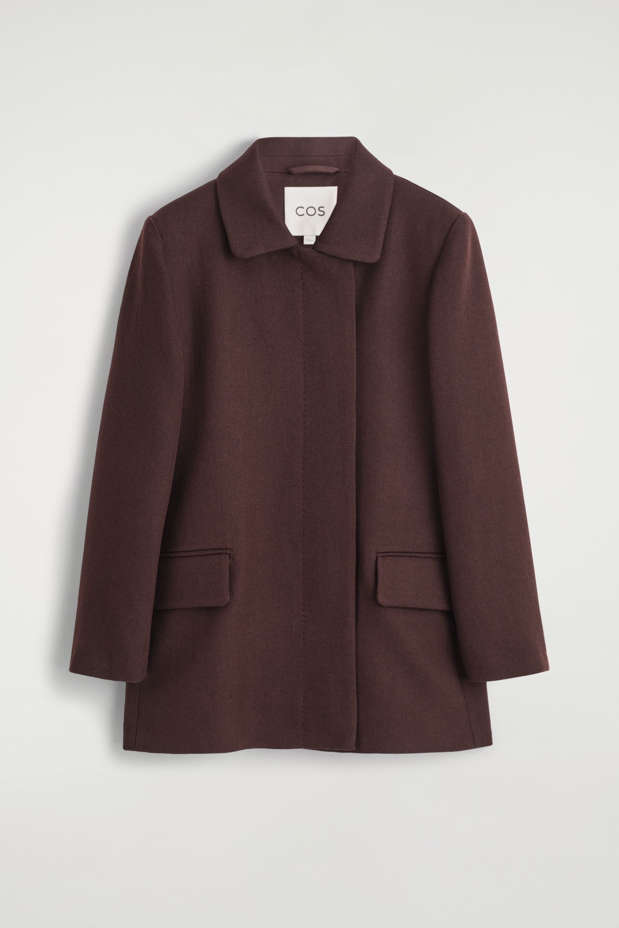 Zobraziť väčší obrázok: TAILORED WOOL-BLEND JACKET - TMAVOHNEDÁ - ŽENY | H&M SK 6