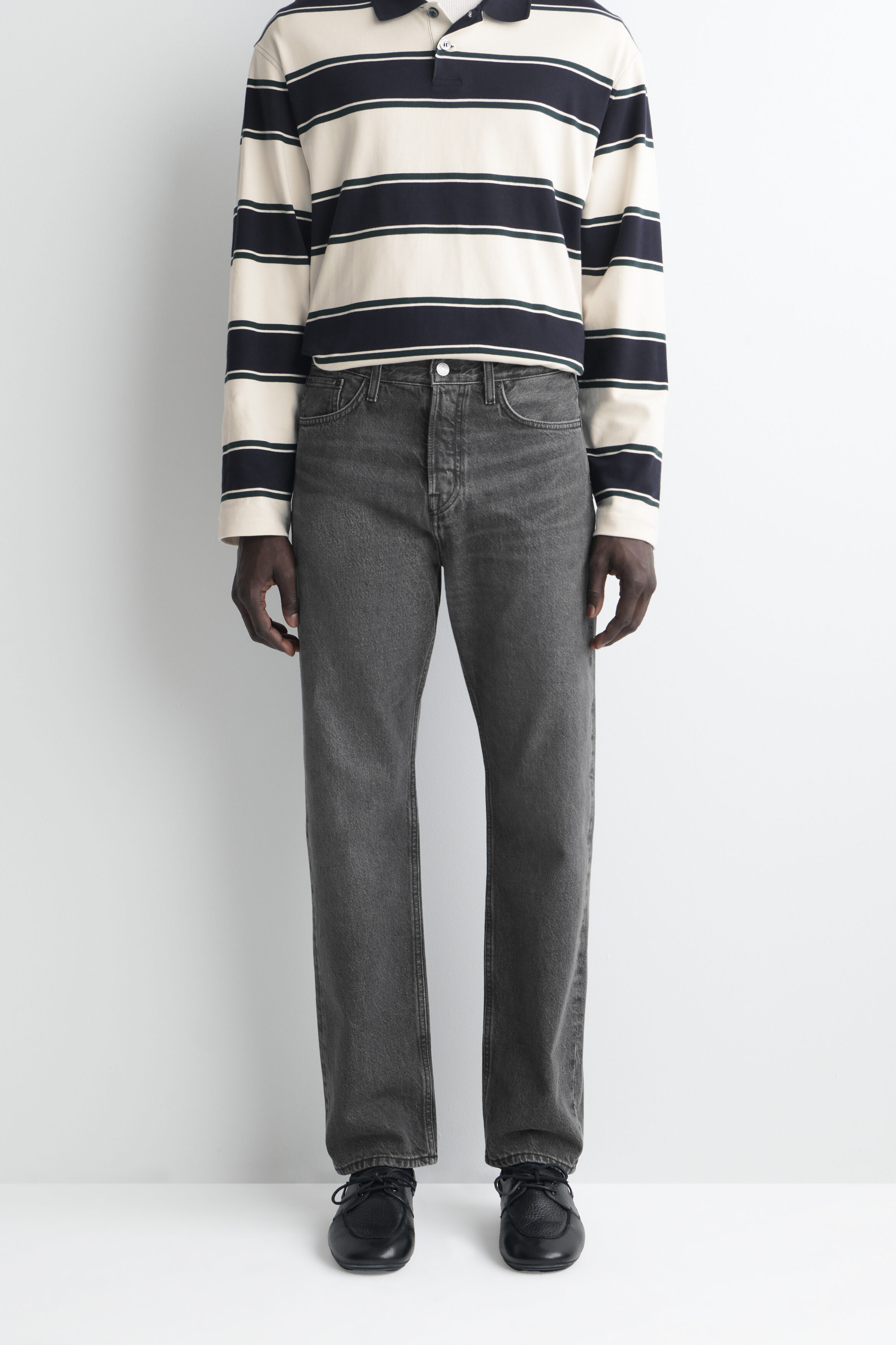SIGNATURE REGULAR-FIT STRAIGHT-LEG JEANS - thumbnail 2